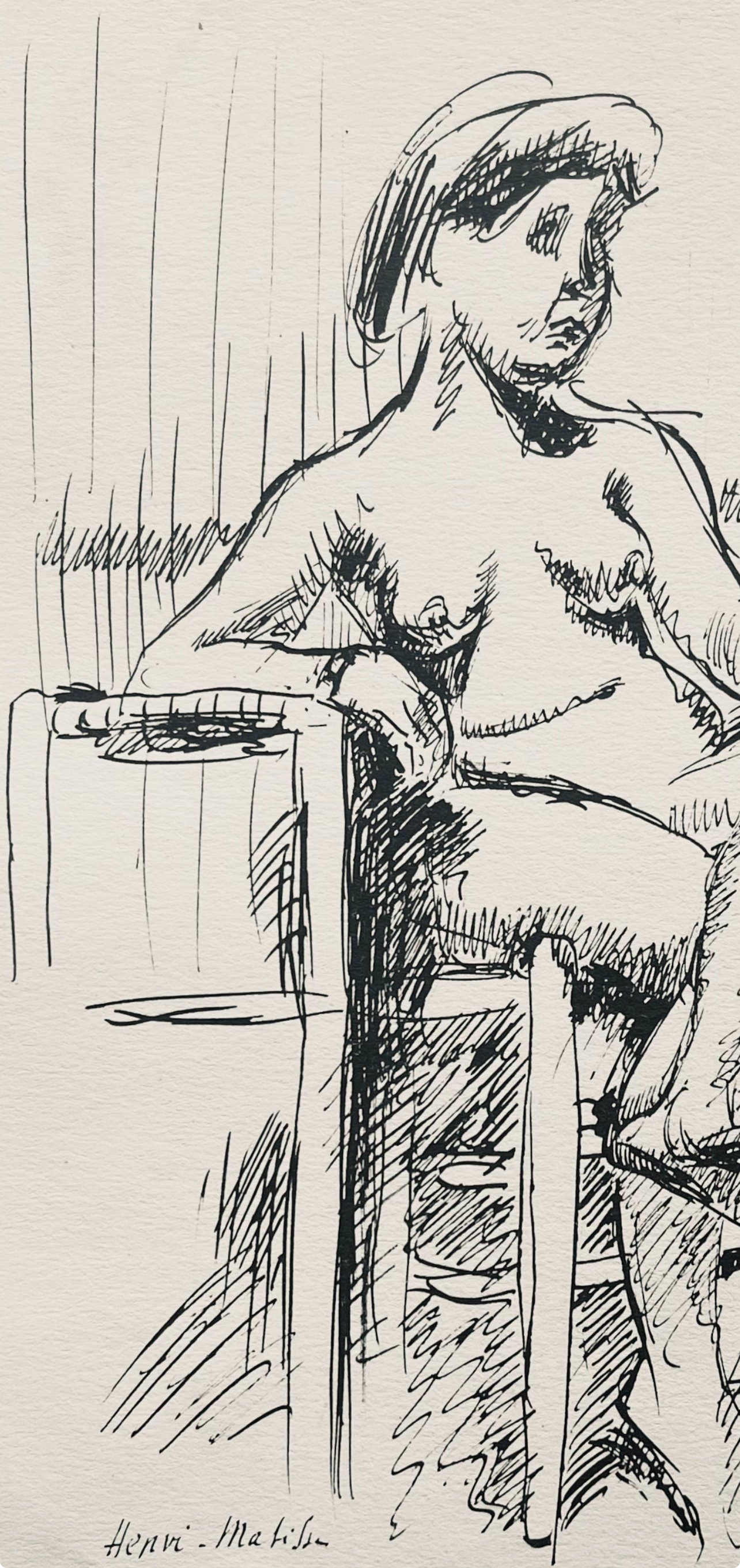 Henri Matisse, Composition (Dutel 3), Dessins de Henri-Matisse, Limited Edition Lithograph