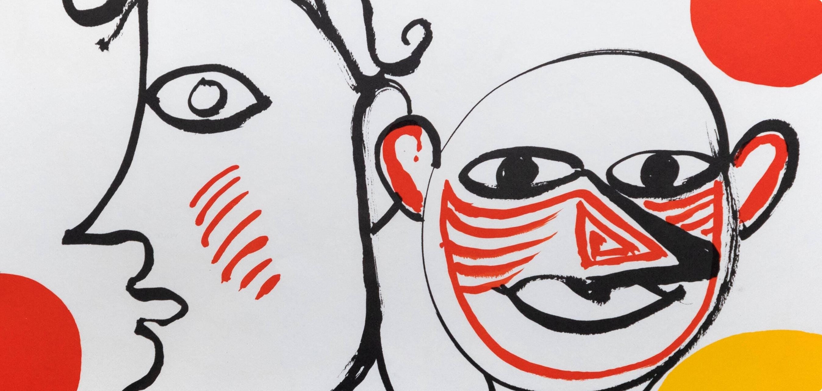 Alexander Calder, Composition, Derrière le miroir, Limited Edition Lithograph