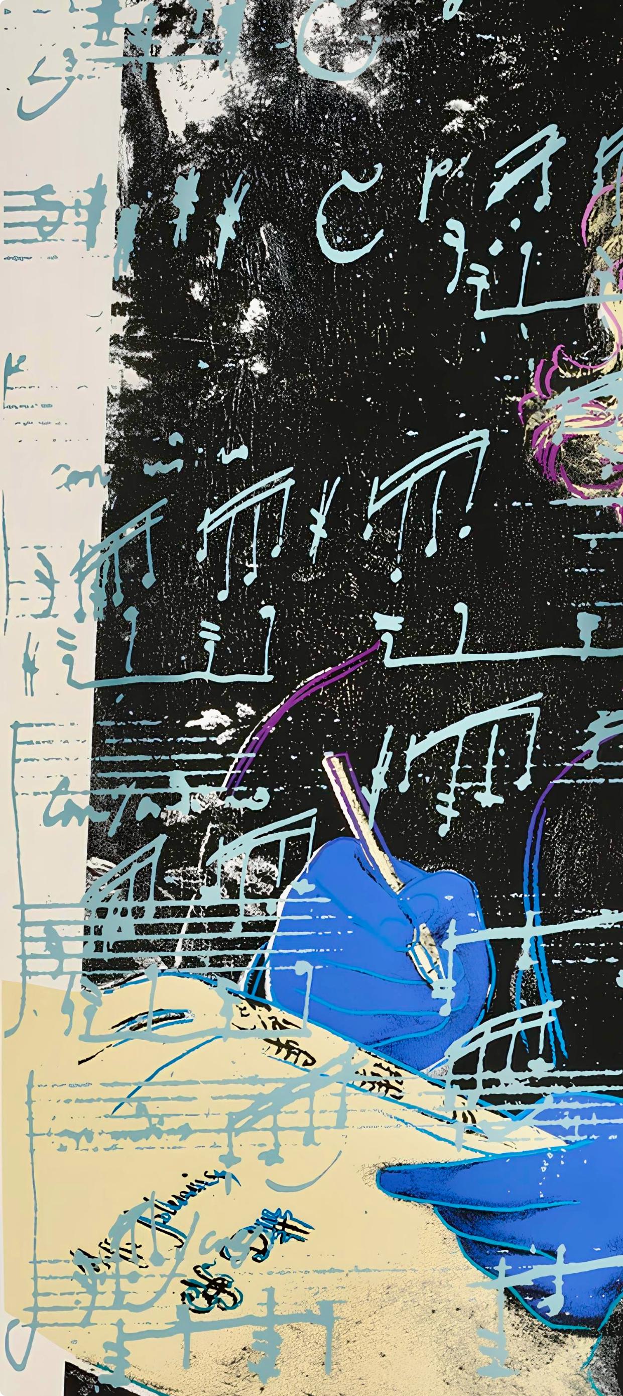 Andy Warhol, Beethoven, nº390, Official Limited Edition, Sunday B. Morning, Silkscreen