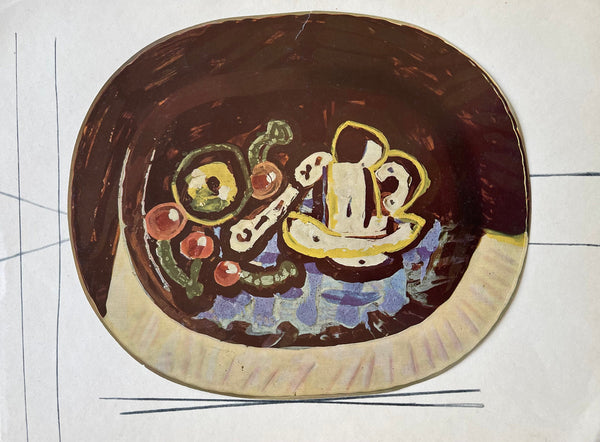 Pablo Picasso, étude pour la céramique, Céramiques de Picasso (Orozco 105), Limited Edition Lithograph and Collotype