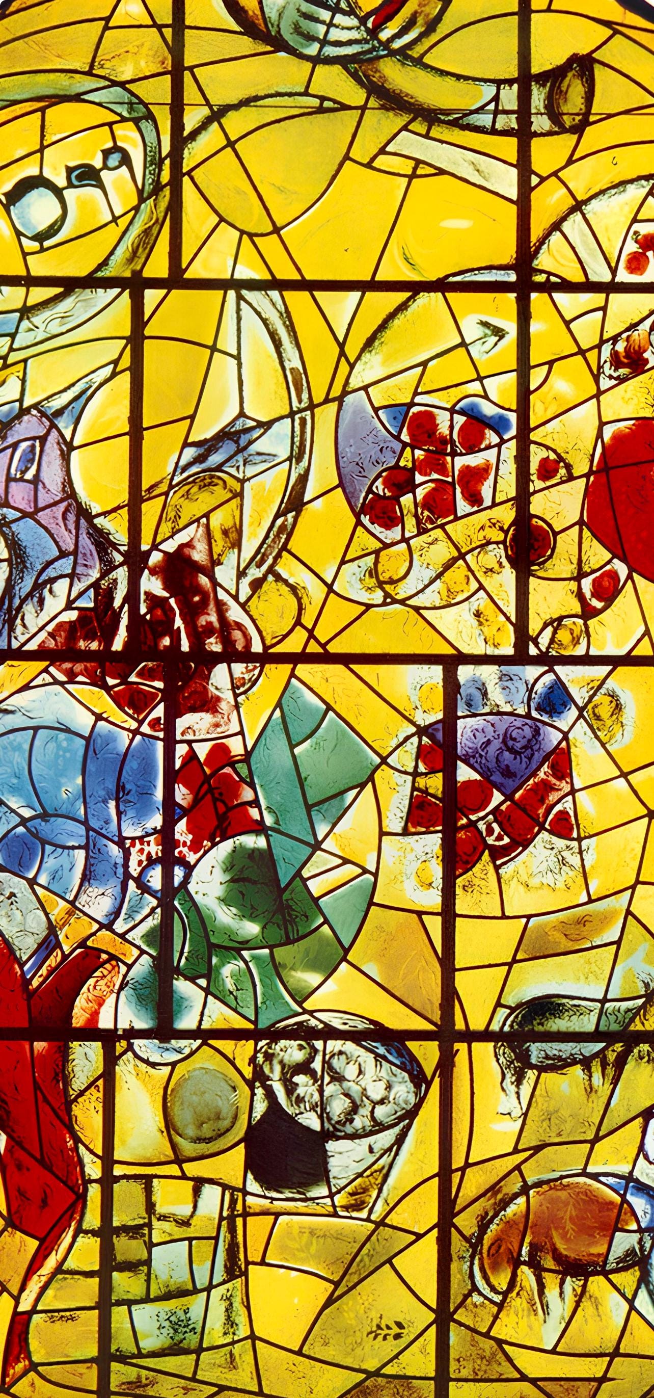 Marc Chagall, Tribe of Joseph, Jerusalem Windows, Limited Edition Lithograph