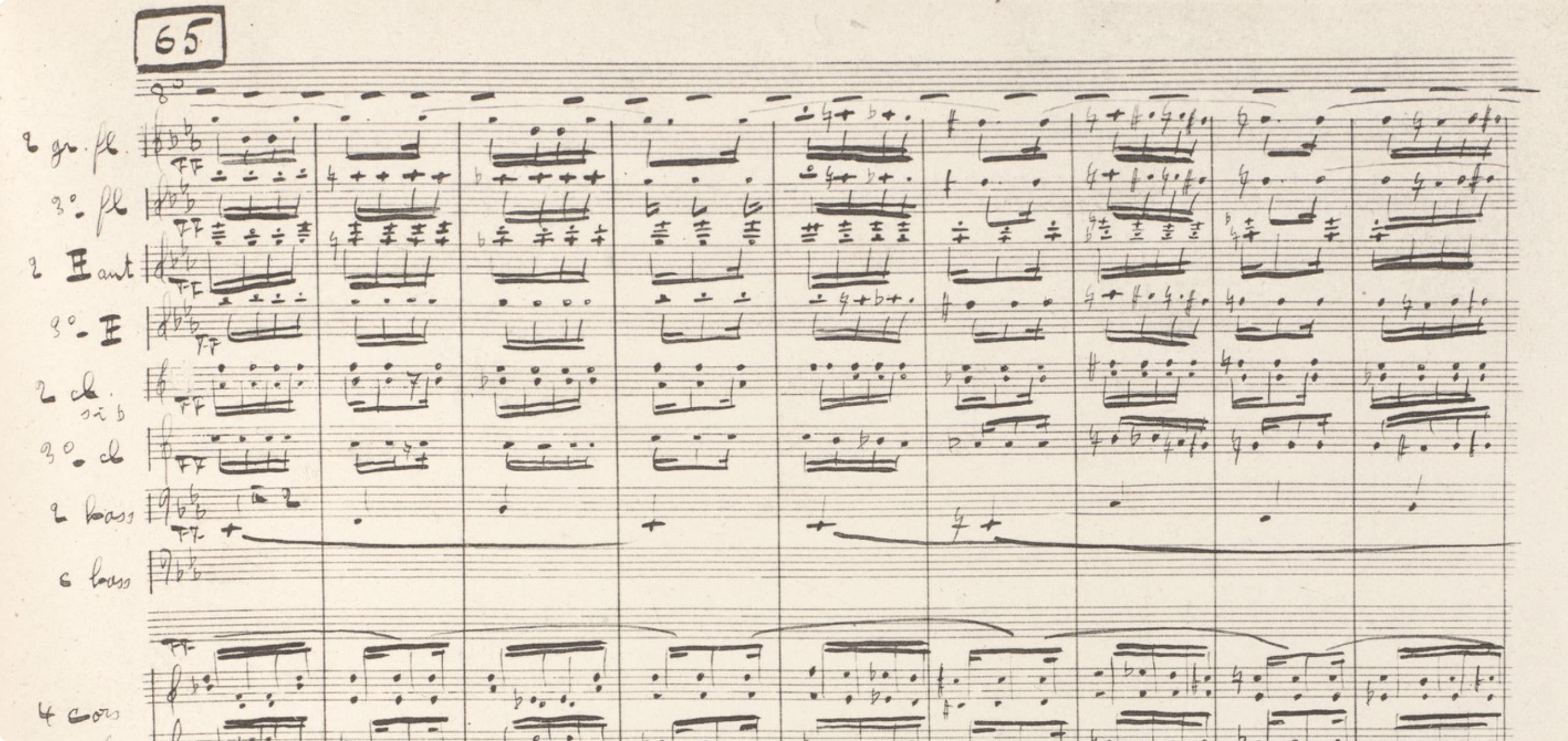 Francis Poulenc, Composition, Les Biches, Limited Edition Lithograph
