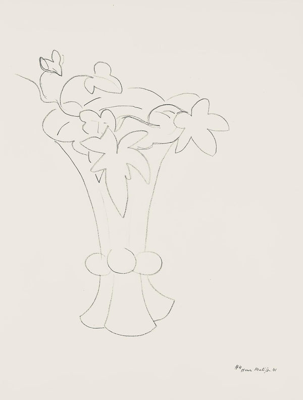 Henri Matisse, Série H, var. 4 (Duthuit 9), Henri Matisse, Dessins, Thèmes et variations, Limited Edition Lithograph