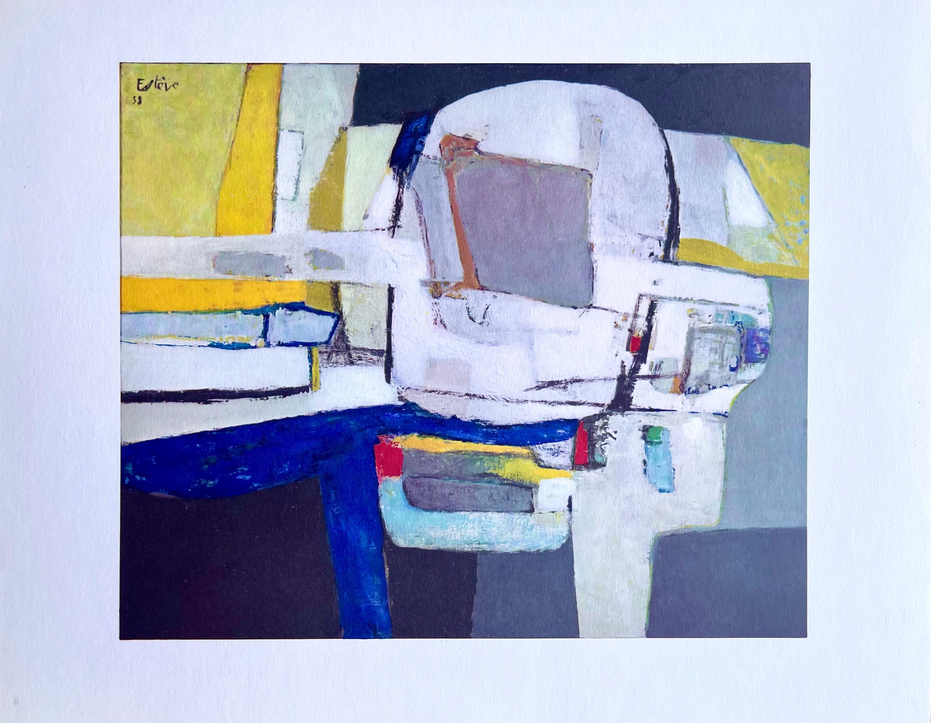 Maurice Estève, Composition, Maurice Estève, Peintres d'aujourd'hui, Limited Edition Lithograph