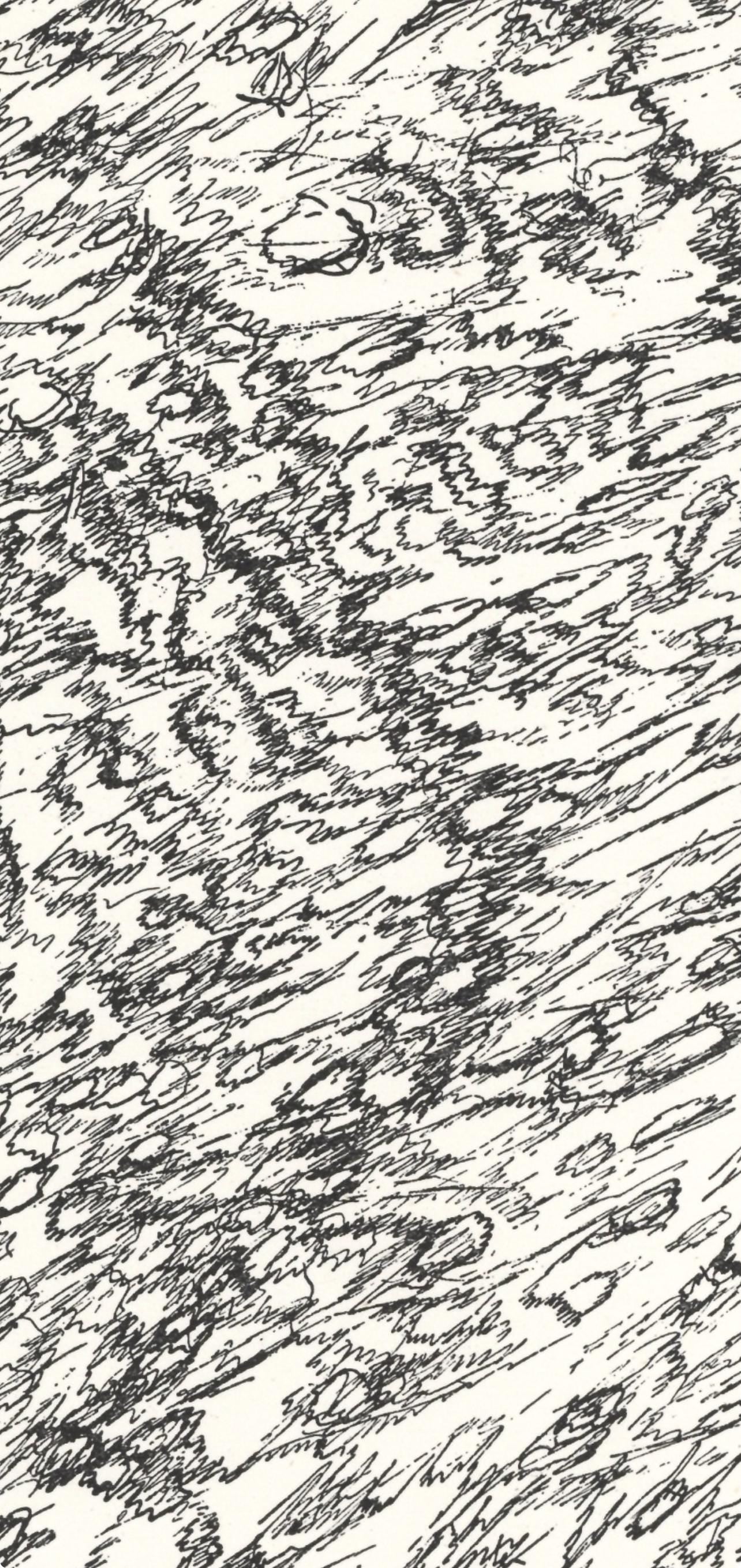 Henri Michaux, Composition, XXe siècle, Limited Edition Etching
