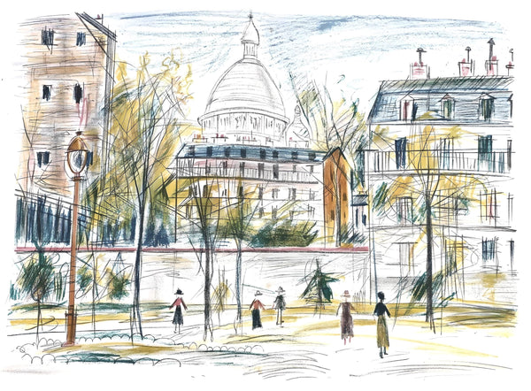 Maurice Utrillo, Composition, Éloge de Maurice Utrillo, Limited Edition Lithograph