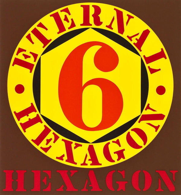 Robert Indiana, Eternal Hexagon (Sheehan 33), X + X, Ten Works by Ten Painters, Limited Edition Silkscreen