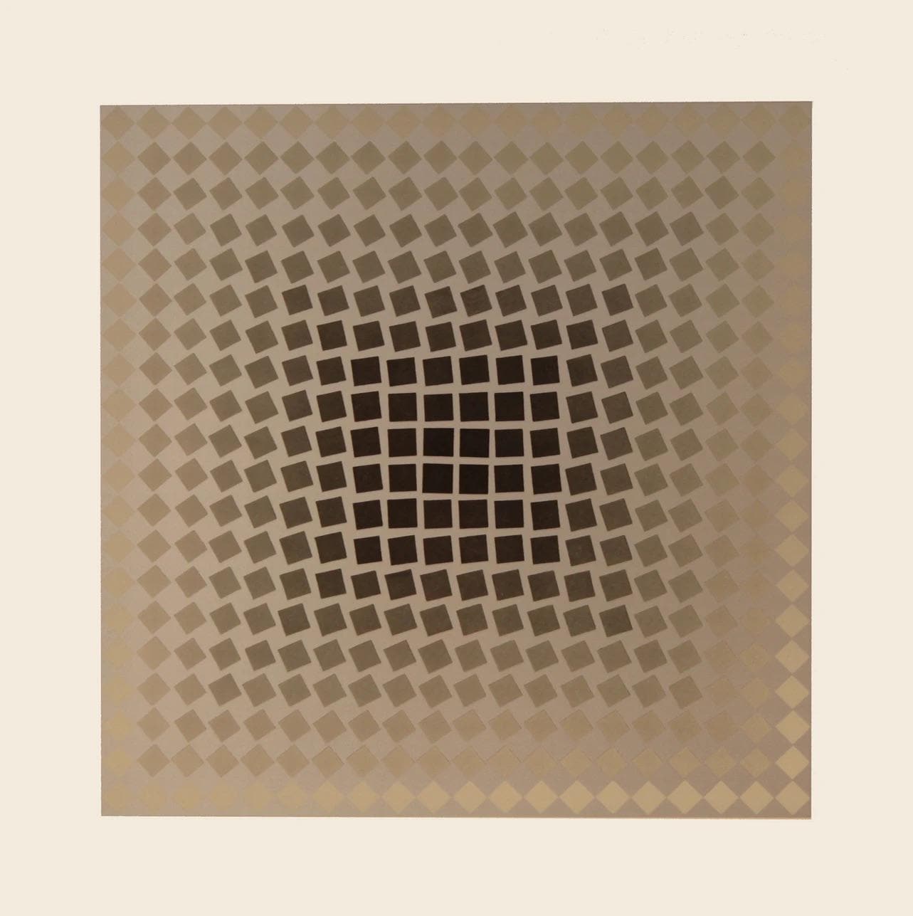 Victor Vasarely, Composition, CTA 102, Limited Edition Héliogravure
