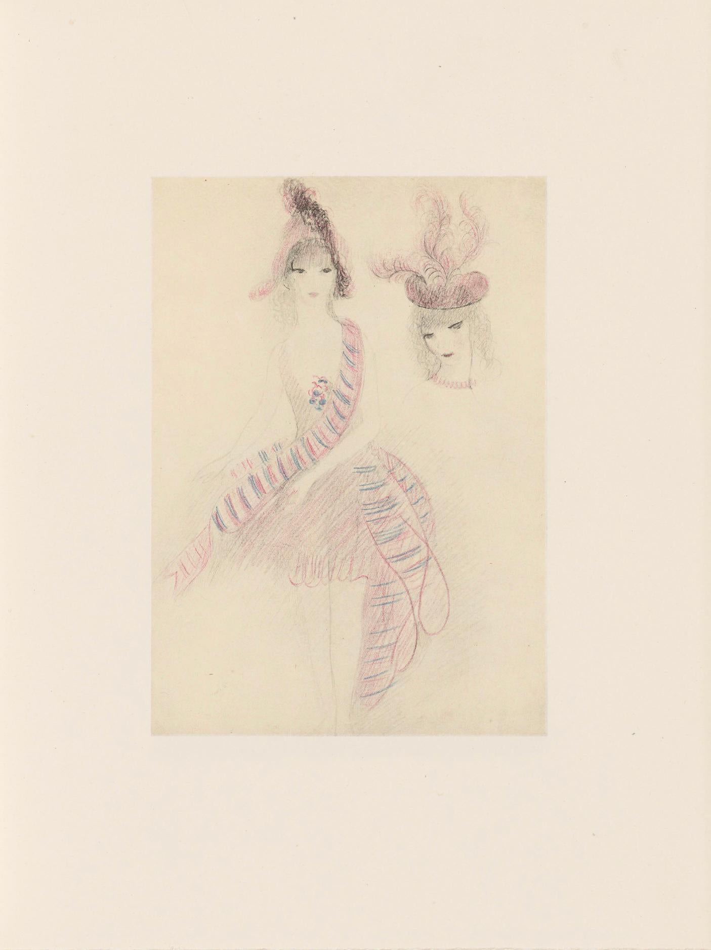 Marie Laurencin, Composition, Les Biches, Limited Edition Lithograph
