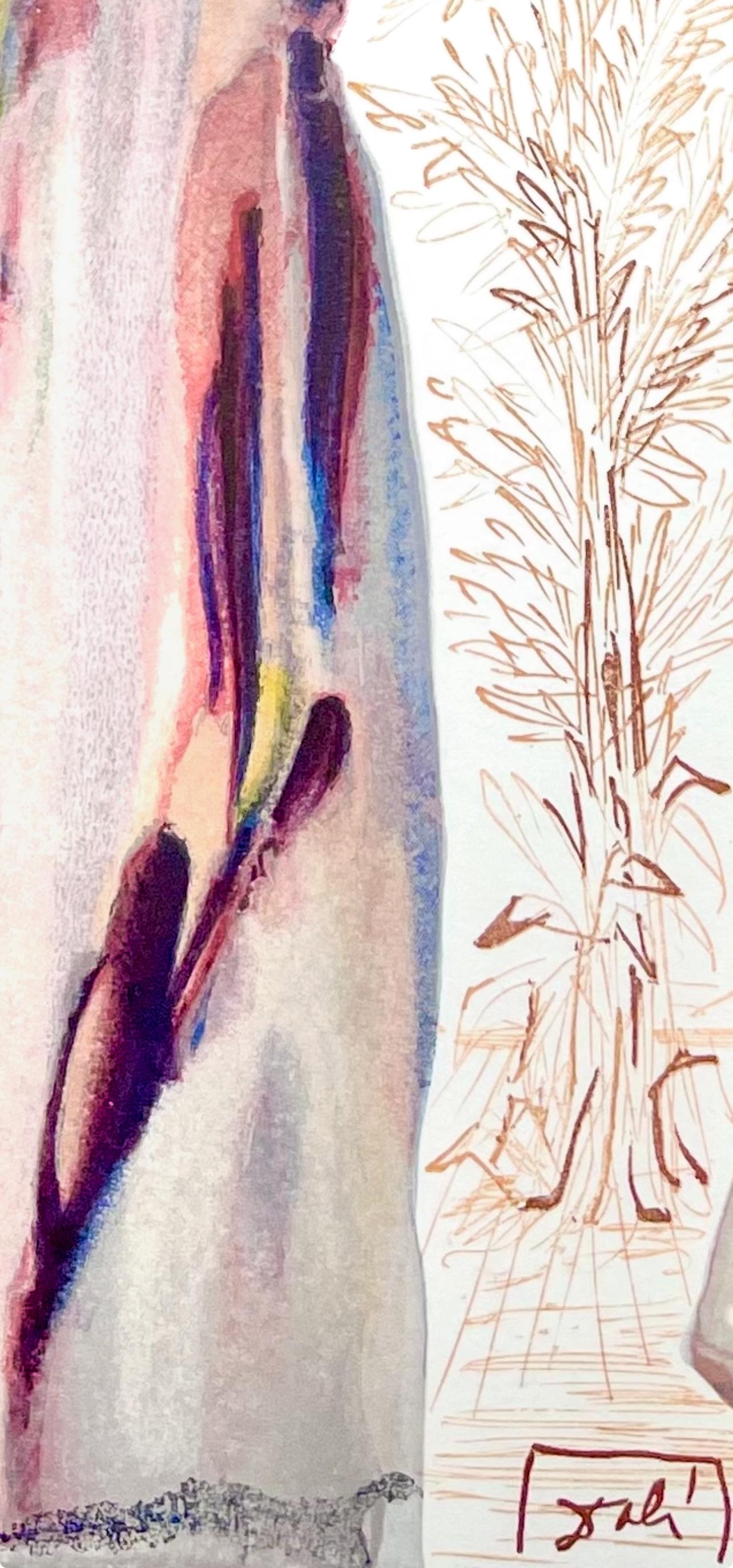 Salvador Dali, Fegefeuer XXVII (Field 189-200; Michler/Löpsinger 1039-1138), Die Göttliche Komödie, Signed, Limited Edition Woodcut
