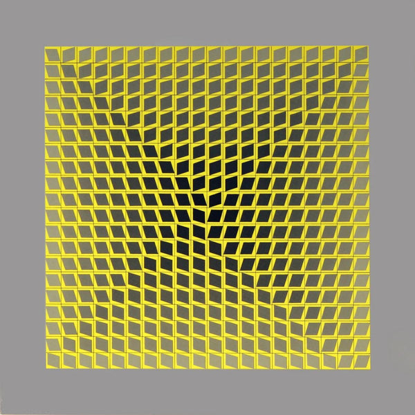 Victor Vasarely, Composition, CTA 102, Limited Edition Héliogravure