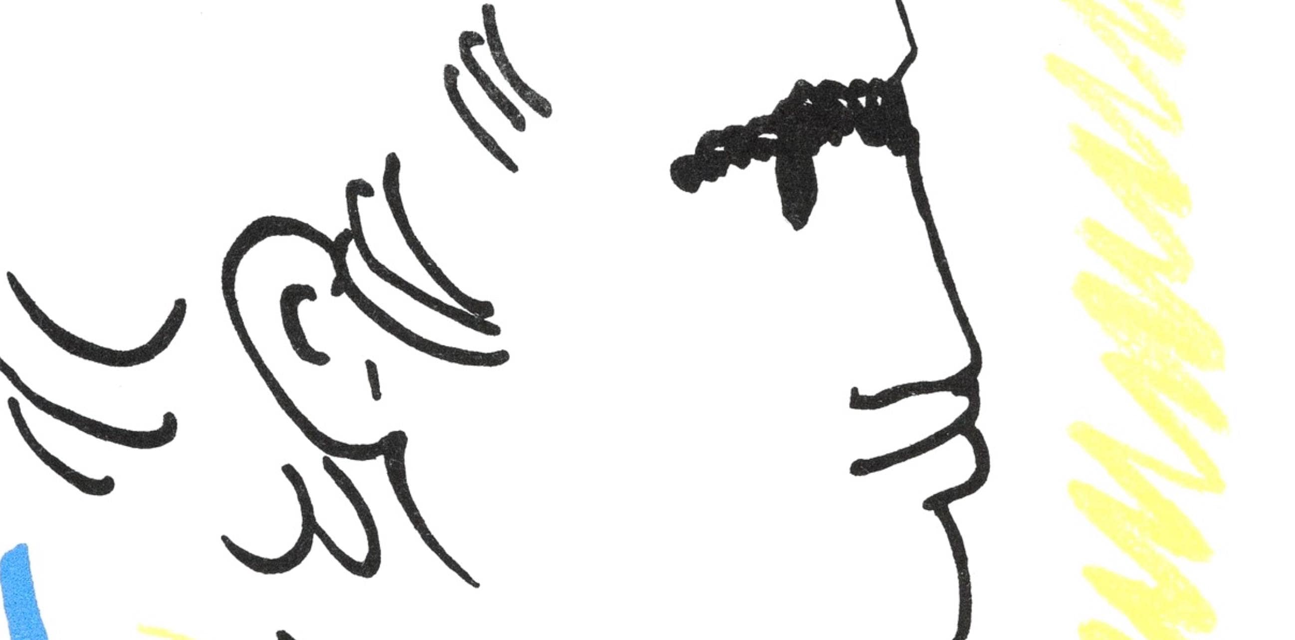 Jean Cocteau, Composition, Taureaux, Limited Edition Lithograph