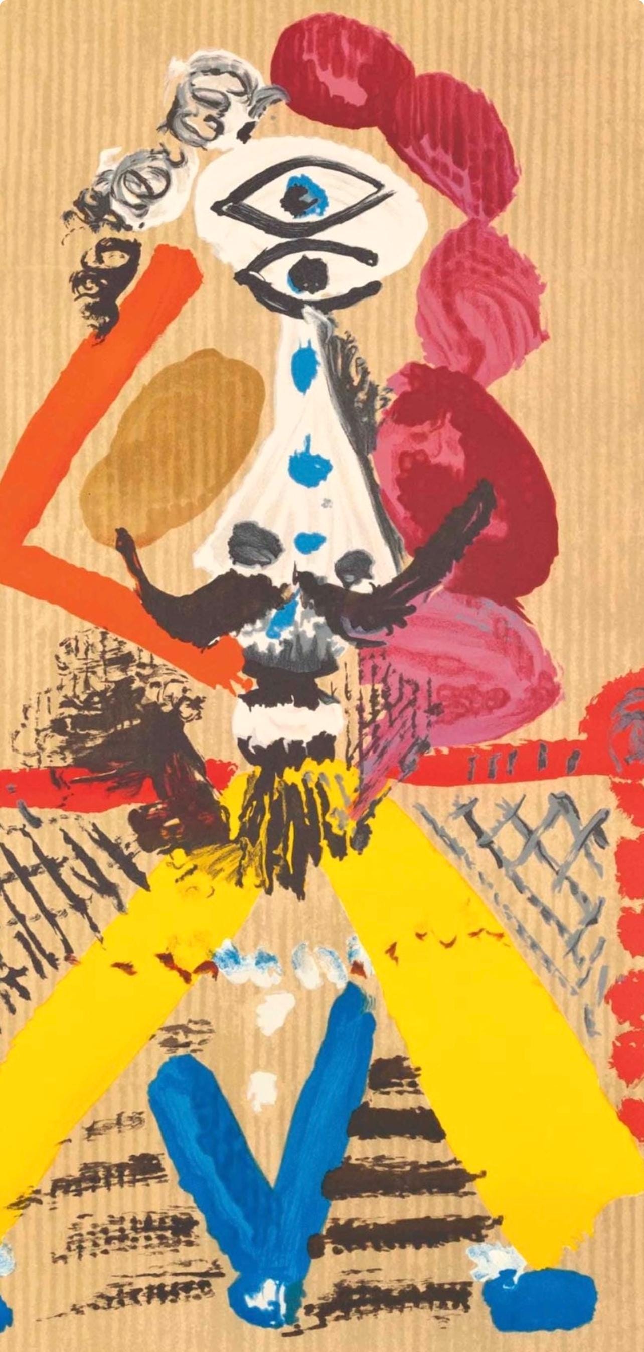 Pablo Picasso, Composition (Orozco 207-261), Vingt-Neuf Portraits Imaginaires, Limited Edition Lithograph