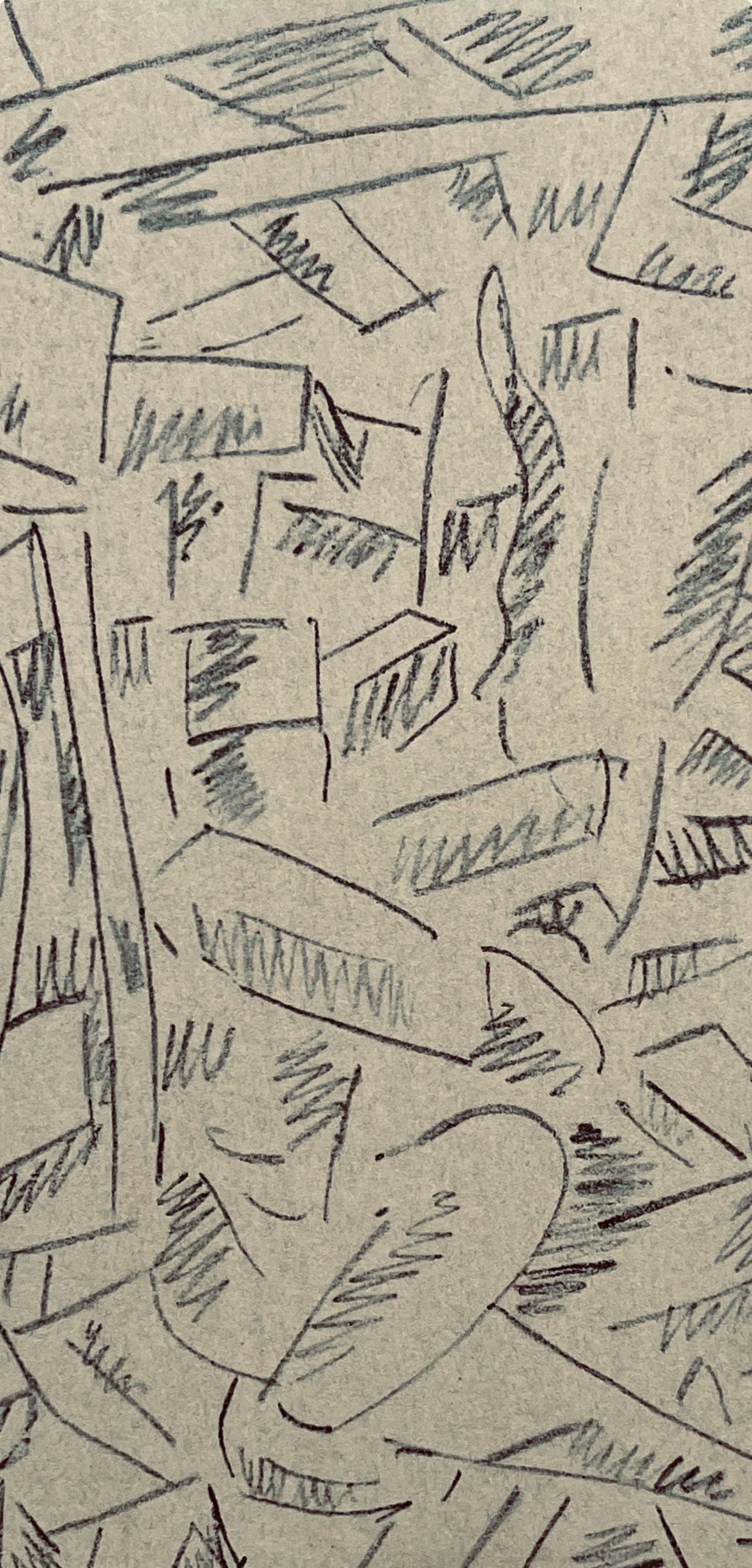 Fernand Léger, Soldats Jouant Aux Cartes, Fernand Léger, Dessins de Guerre, Limited Edition Lithograph