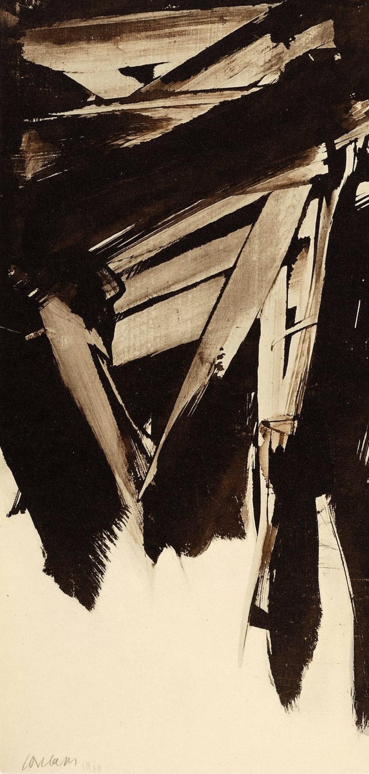 Pierre Soulages, Composition, Pierre Soulages, Peintres d'aujourd'hui, Limited Edition Lithograph