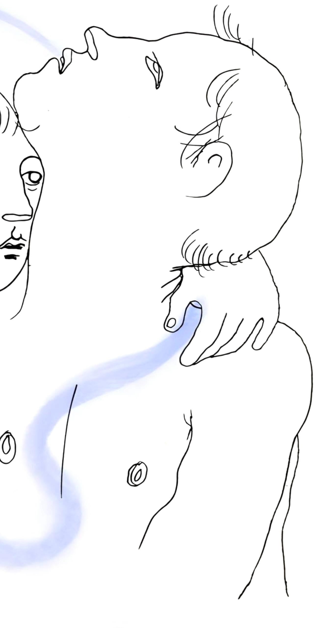 Jean Cocteau, Composition, Le Livre Blanc, Limited Edition Lithograph