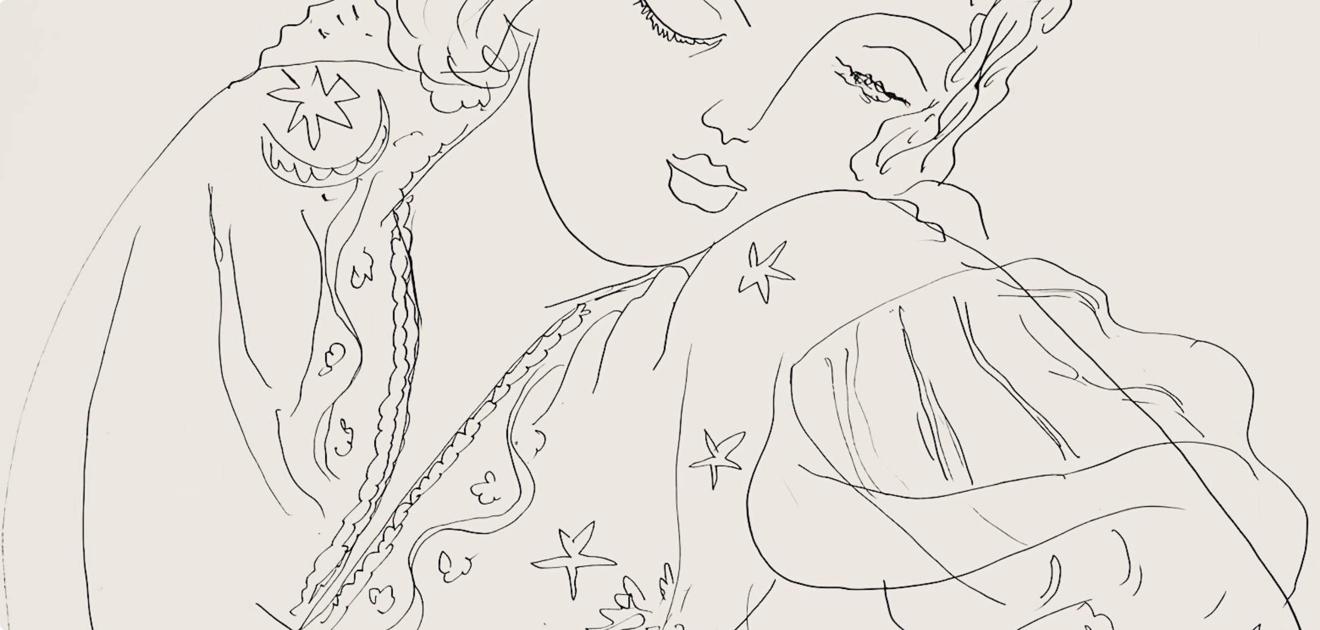 Henri Matisse, Série I, var. 8 (Duthuit 9), Henri Matisse, Dessins, Thèmes et variations, Limited Edition Lithograph