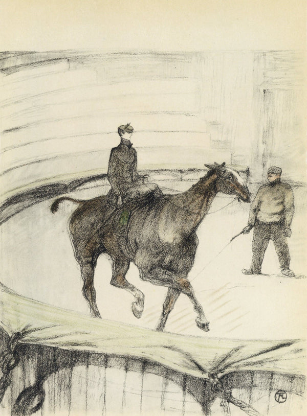 Henri de Toulouse-Lautrec, Travail de repetition, The Circus by Toulouse-Lautrec, Limited Edition Lithograph