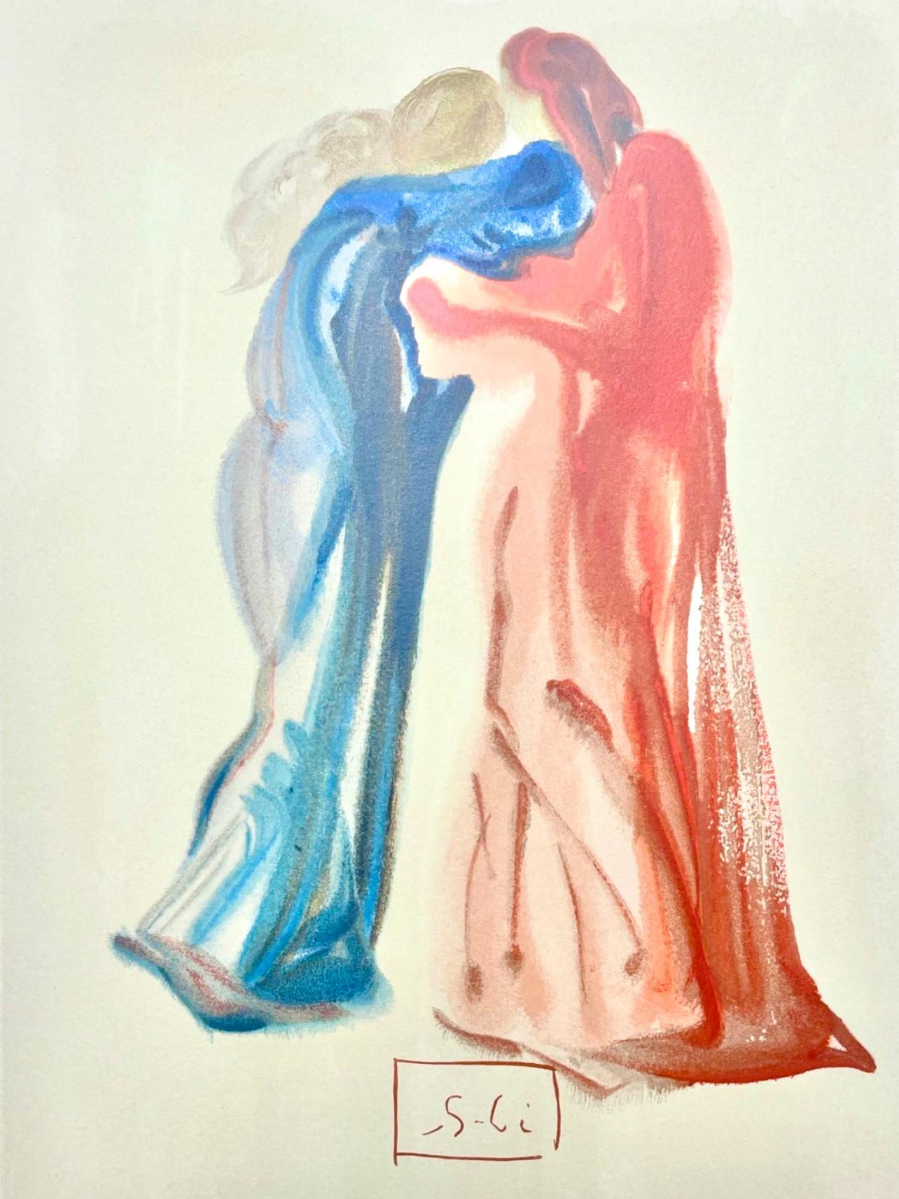 Salvador Dali, Fegefeuer XXIX (Field 189-200; Michler/Löpsinger 1039-1138), Die Göttliche Komödie, Signed, Limited Edition Woodcut