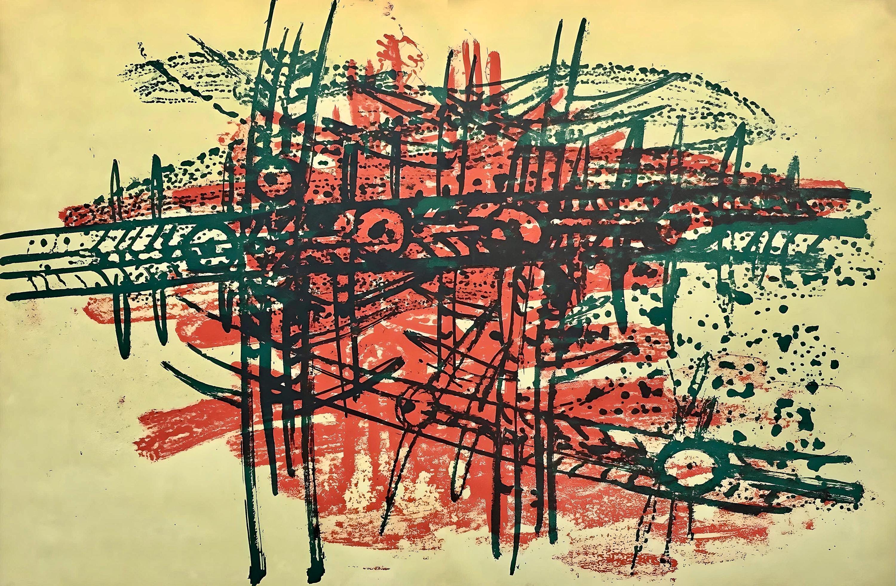 Wifredo Lam 林飛龍, Composition, Suites nº3, Limited Edition Lithograph