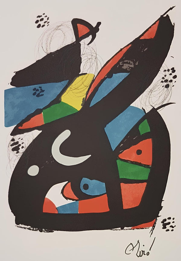 Joan Miró, Composition (Mourlot 1212-1225; Cramer 248), La mélodie acide, Limited Edition Lithograph