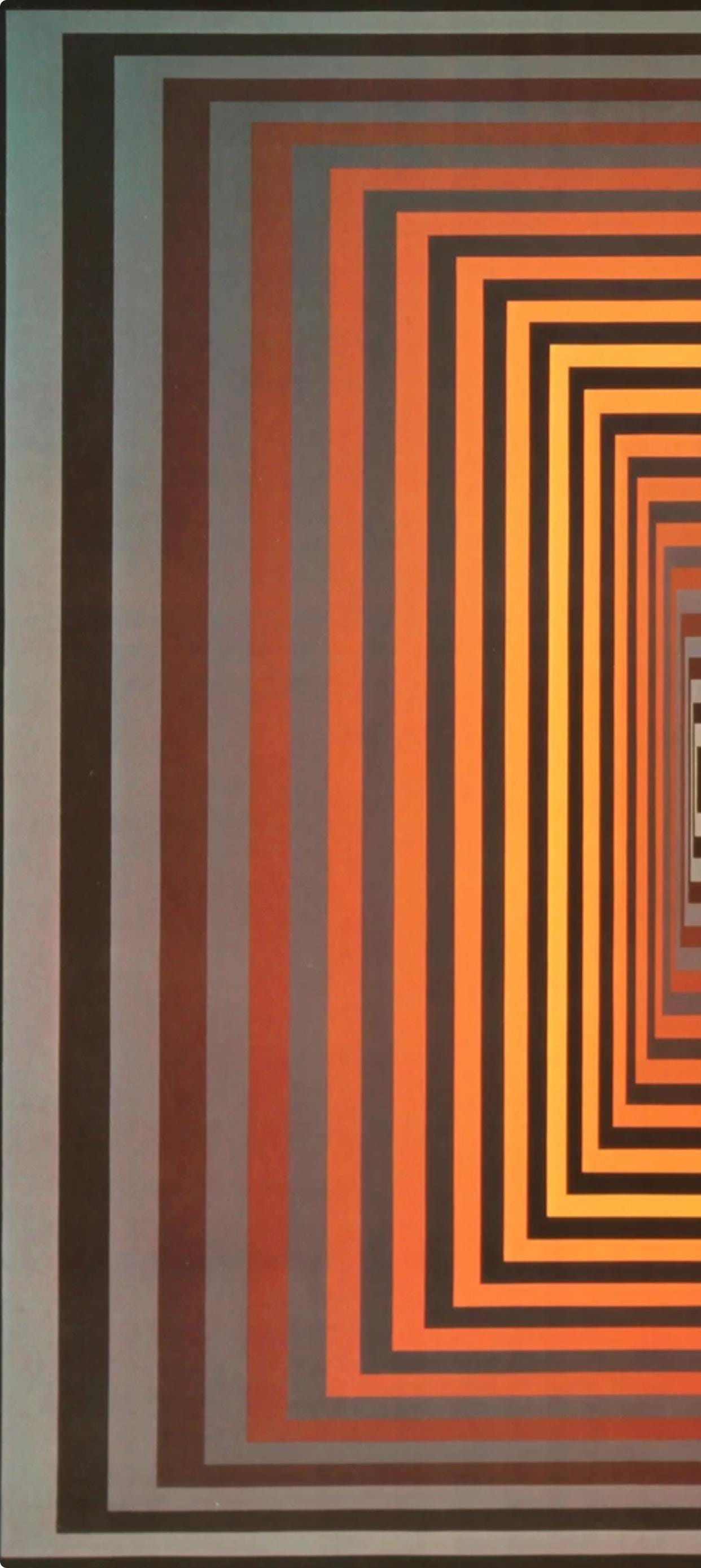 Victor Vasarely, Composition, Progressions I, Limited Edition Héliogravure