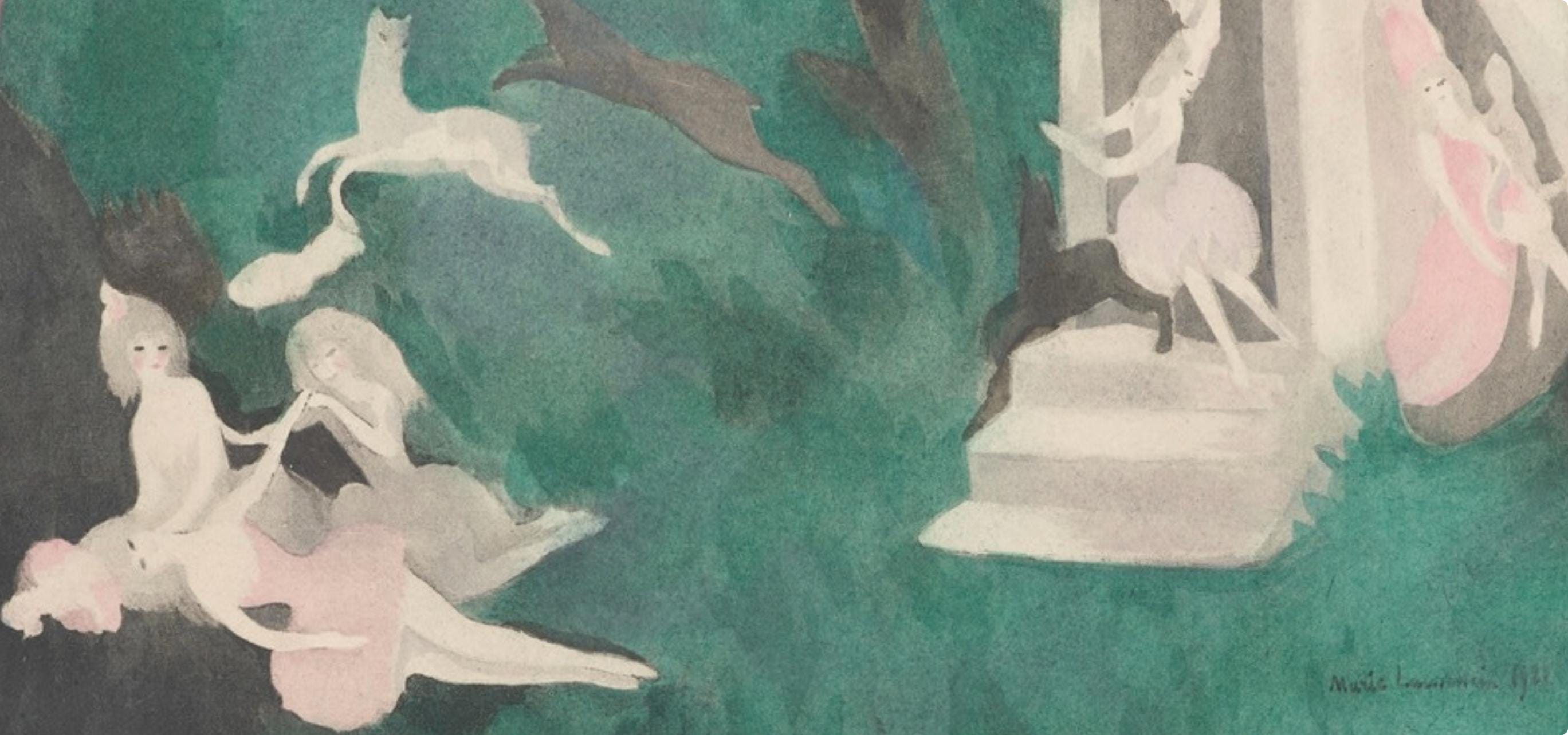 Marie Laurencin, Composition, Les Biches, Limited Edition Lithograph