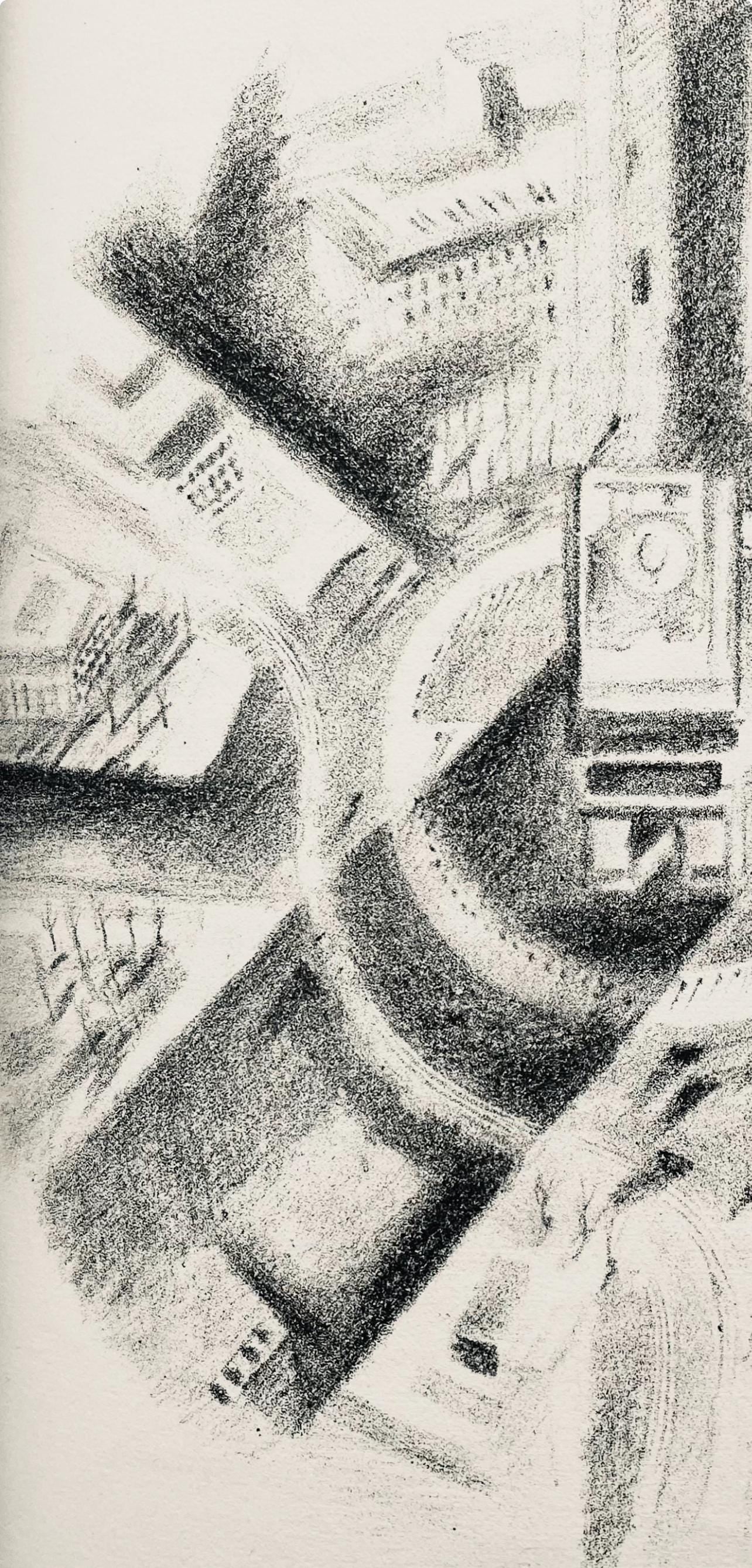 Robert Delaunay, La place de l'Étoile (Habasque 720-728), Allo! Paris!, Limited Edition Lithograph