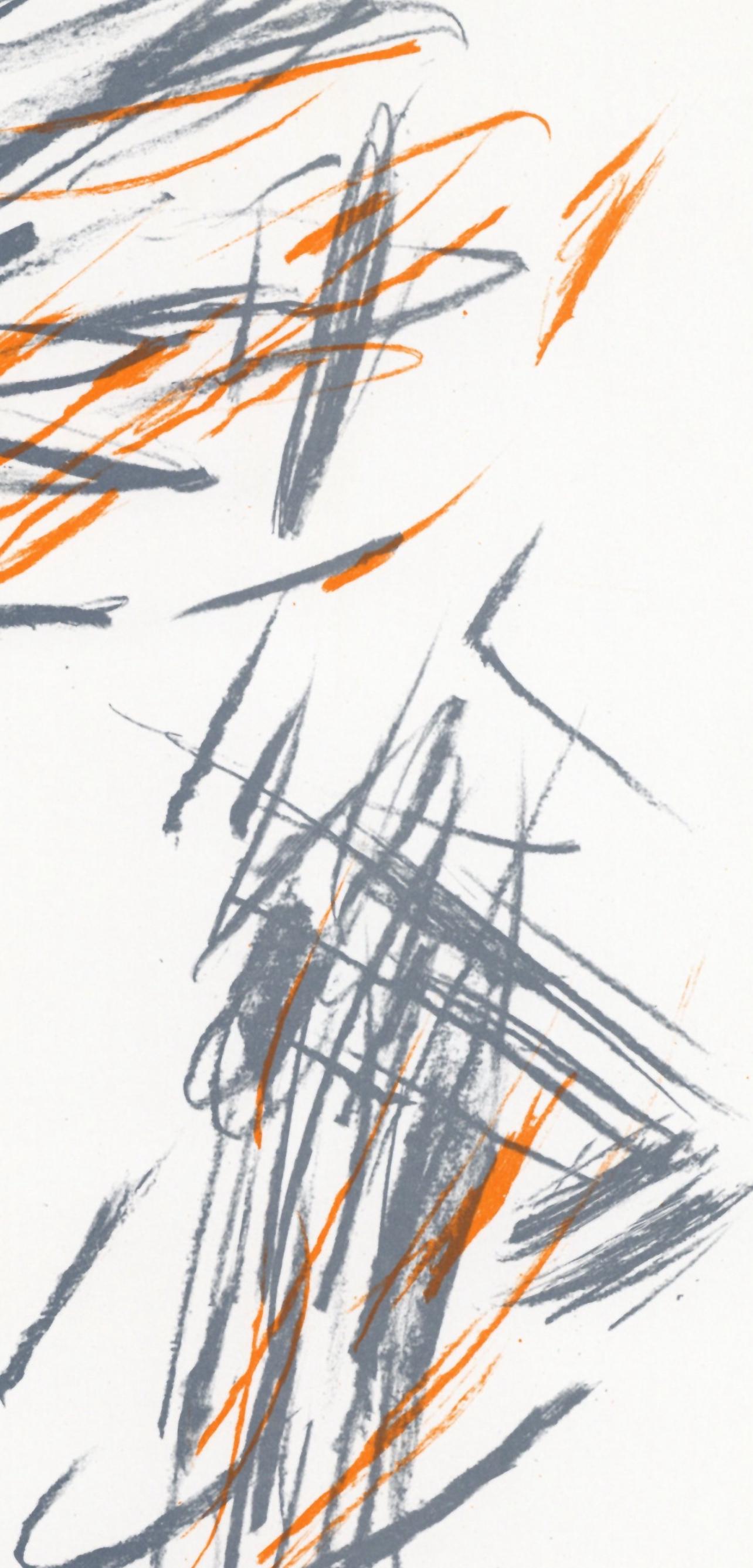 Jean Bazaine, Composition, Derrière le miroir, Limited Edition Lithograph
