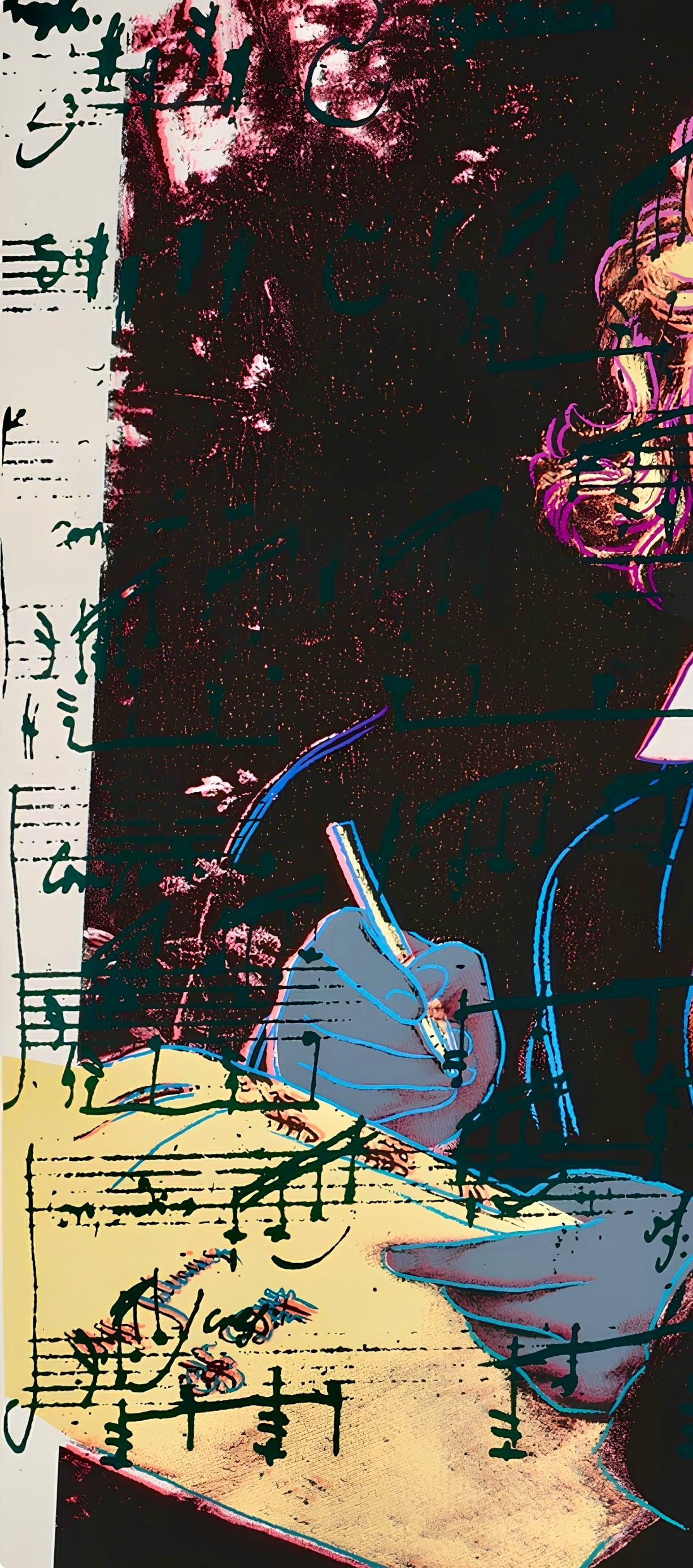 Andy Warhol, Beethoven, nº393, Official Limited Edition, Sunday B. Morning, Silkscreen