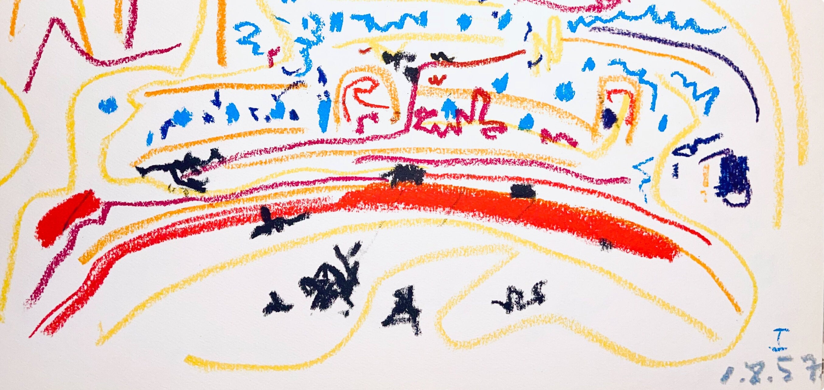 Pablo Picasso, Composition (Bloch 1276; Czwiklitzer 23), Toros y Toreros, Limited Edition Lithograph