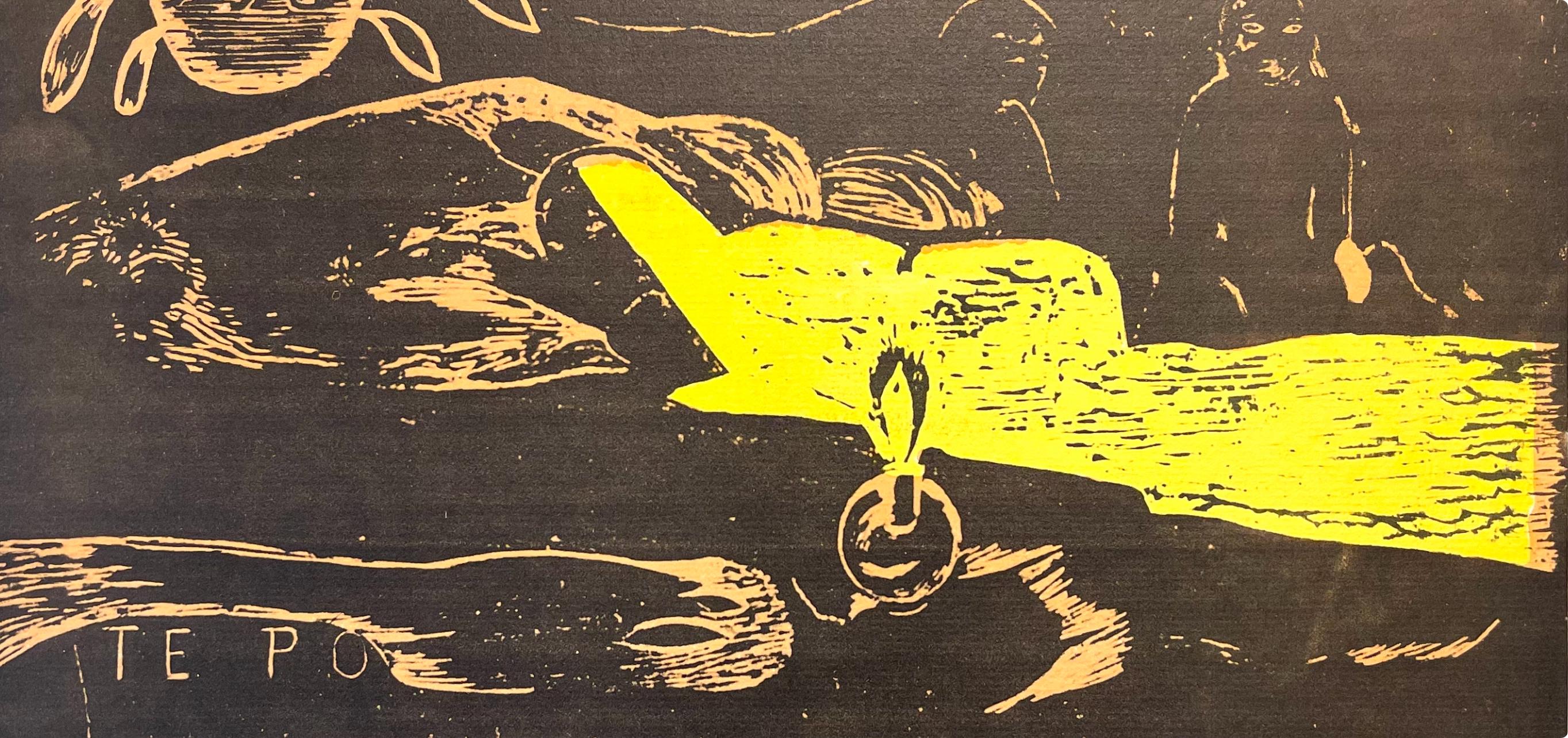 Paul Gauguin, The Long Night (Te Po), Gauguin, Limited Edition Woodcut