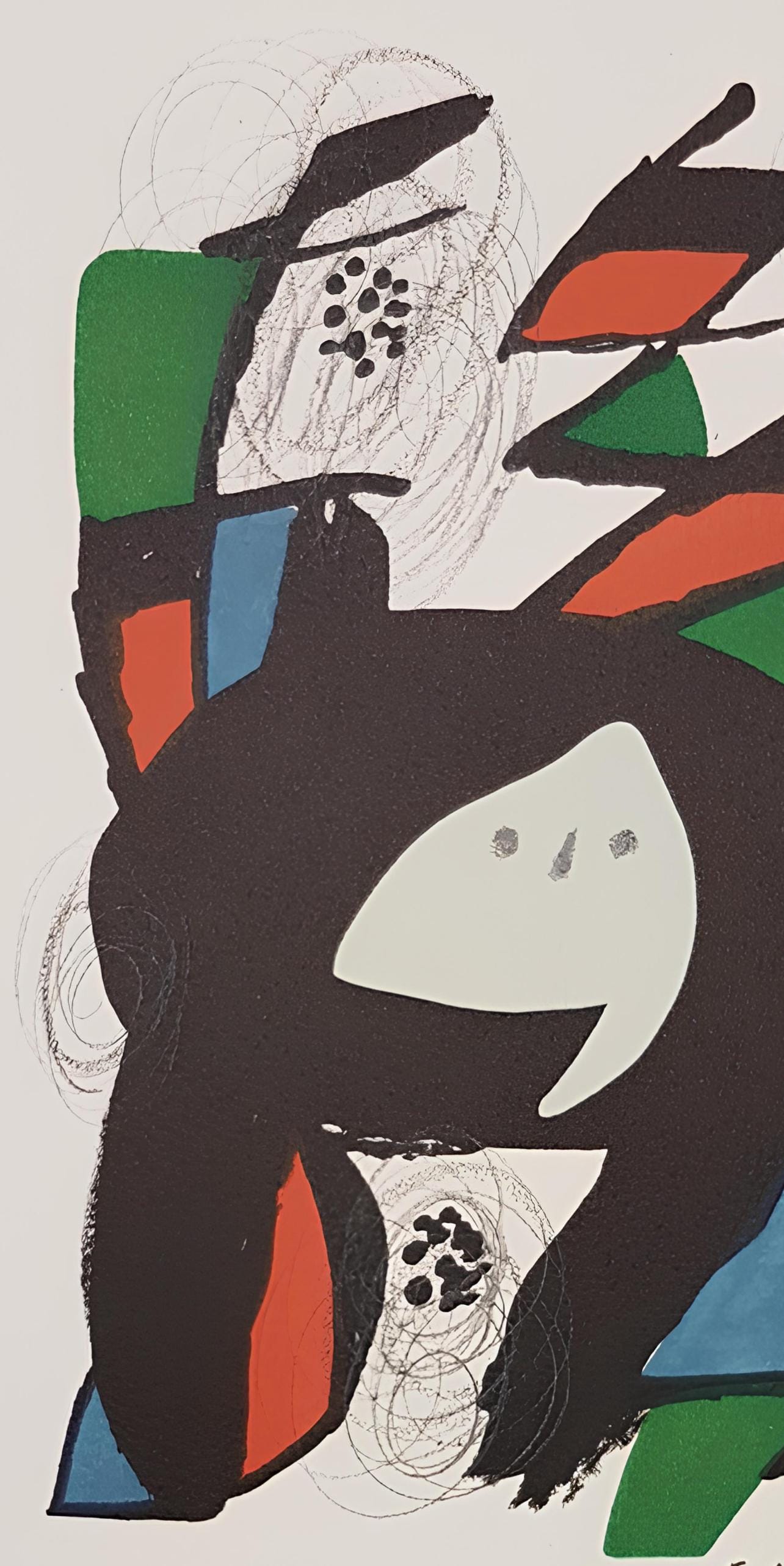 Joan Miró, Composition (Mourlot 1212-1225; Cramer 248), La mélodie acide, Limited Edition Lithograph