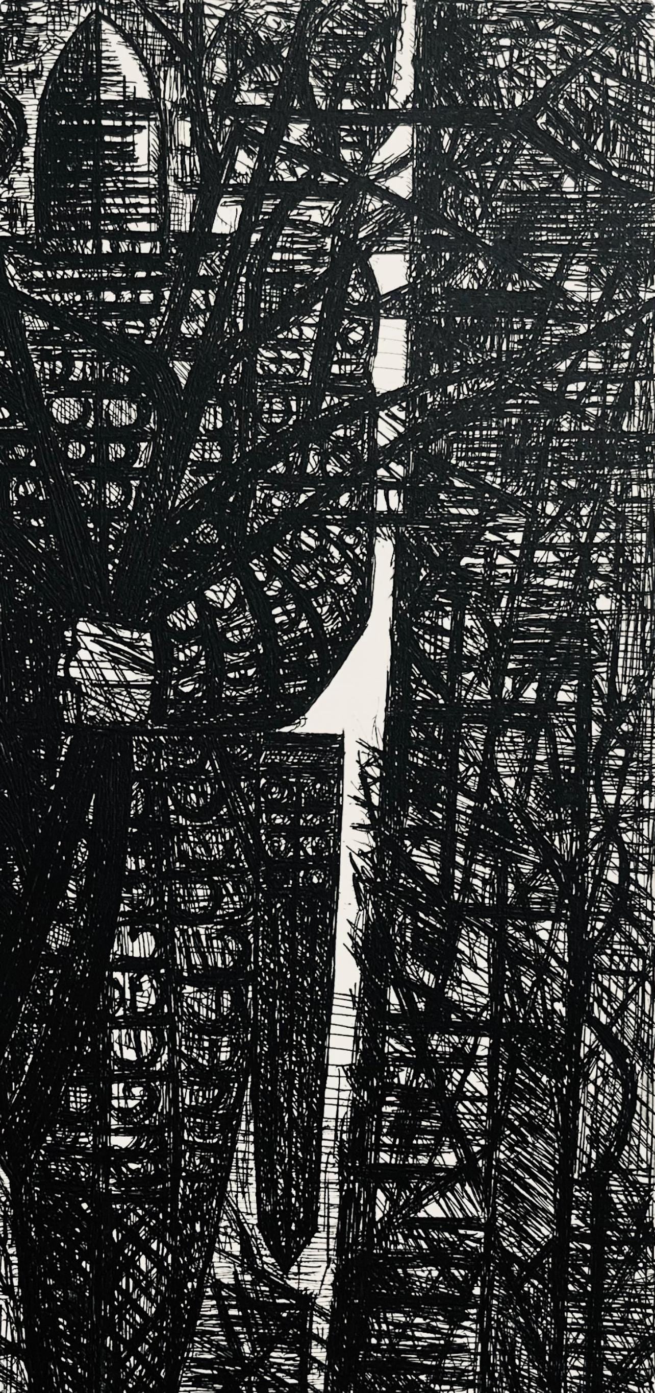 Marcel Gromaire, La Foret En Marche, Scène XXIII, Shakespeare, Macbeth, Eaux-fortes de Gromaire, Limited Edition Etching