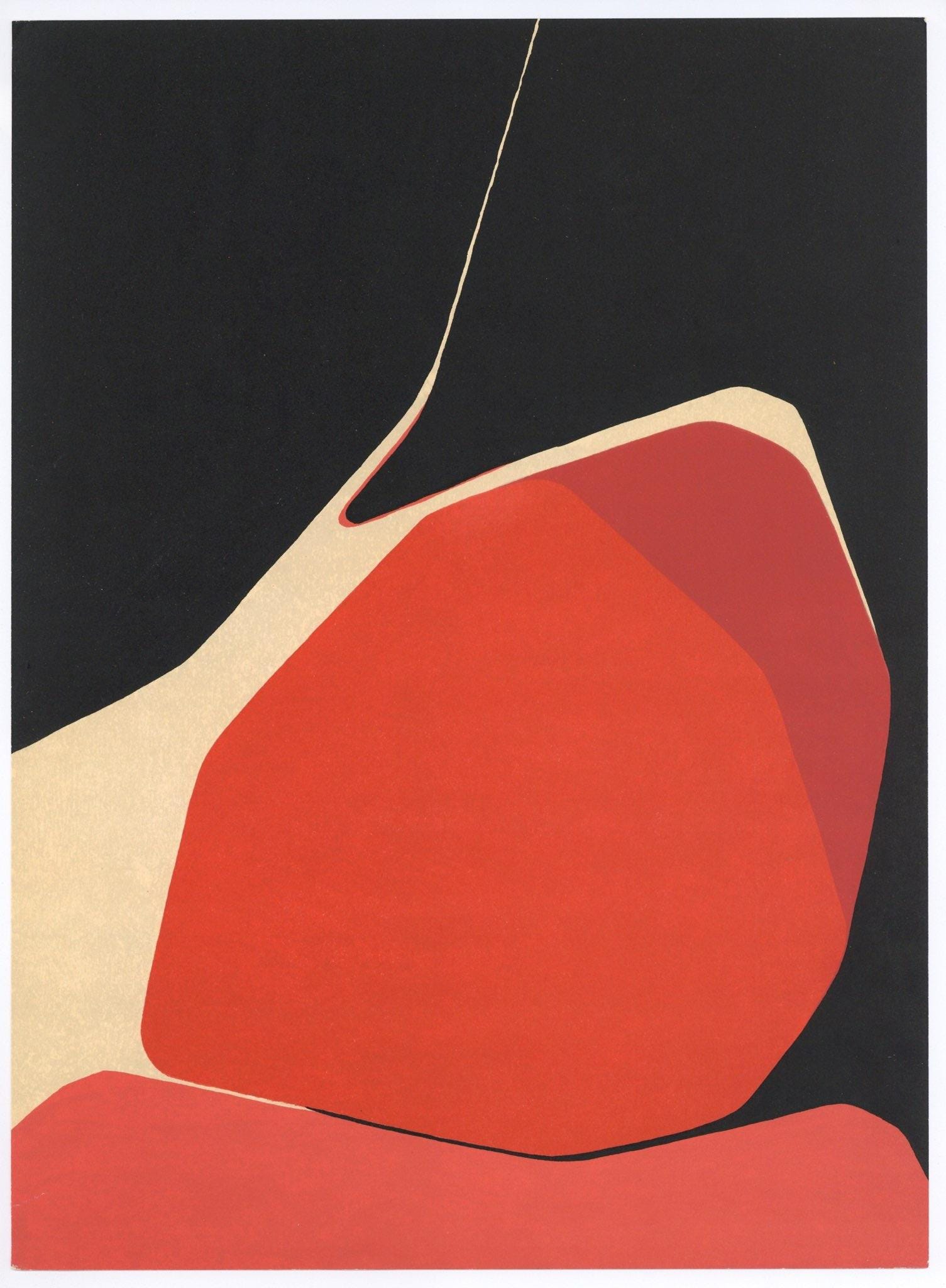 Pablo Palazuelo, Composition, Derrière le miroir, Limited Edition Lithograph