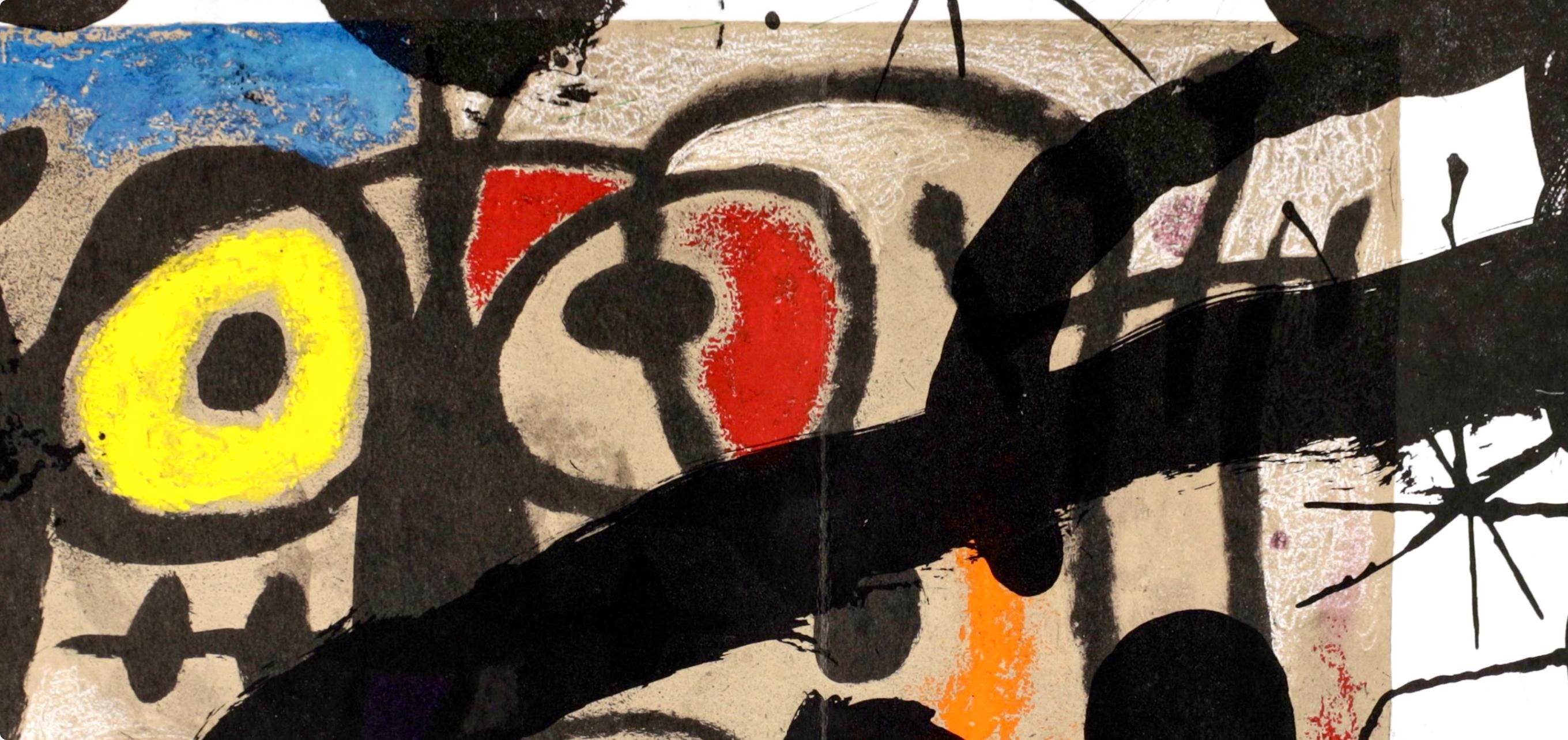 Joan Miró, Composition (Cramer 102; Mourlot 428-449), Derrière le miroir, Limited Edition Lithograph
