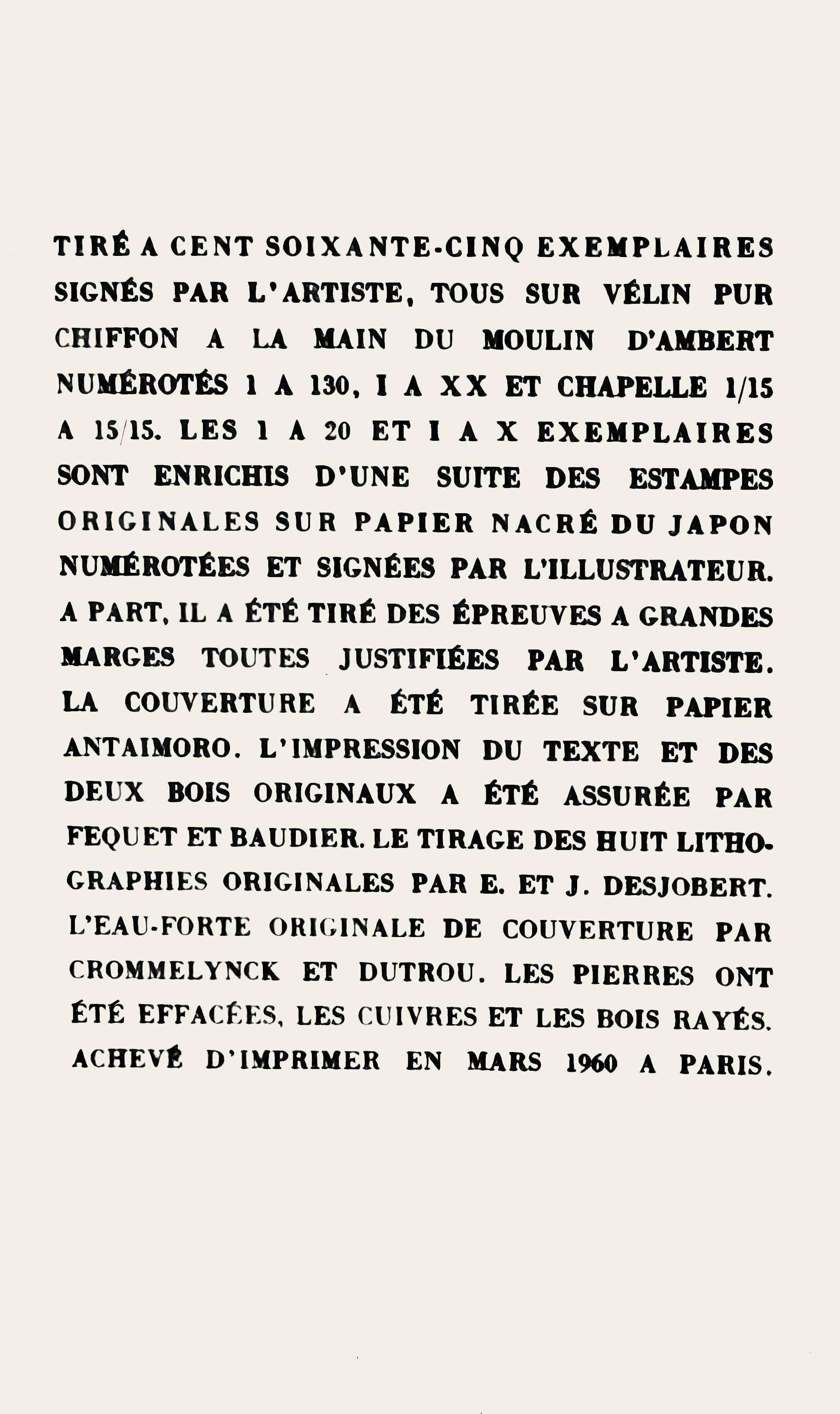 Georges Braque, Composition (Vallier 153), Le Tir à l'arc mis en lumière par Georges Braque, Limited Edition Lithograph