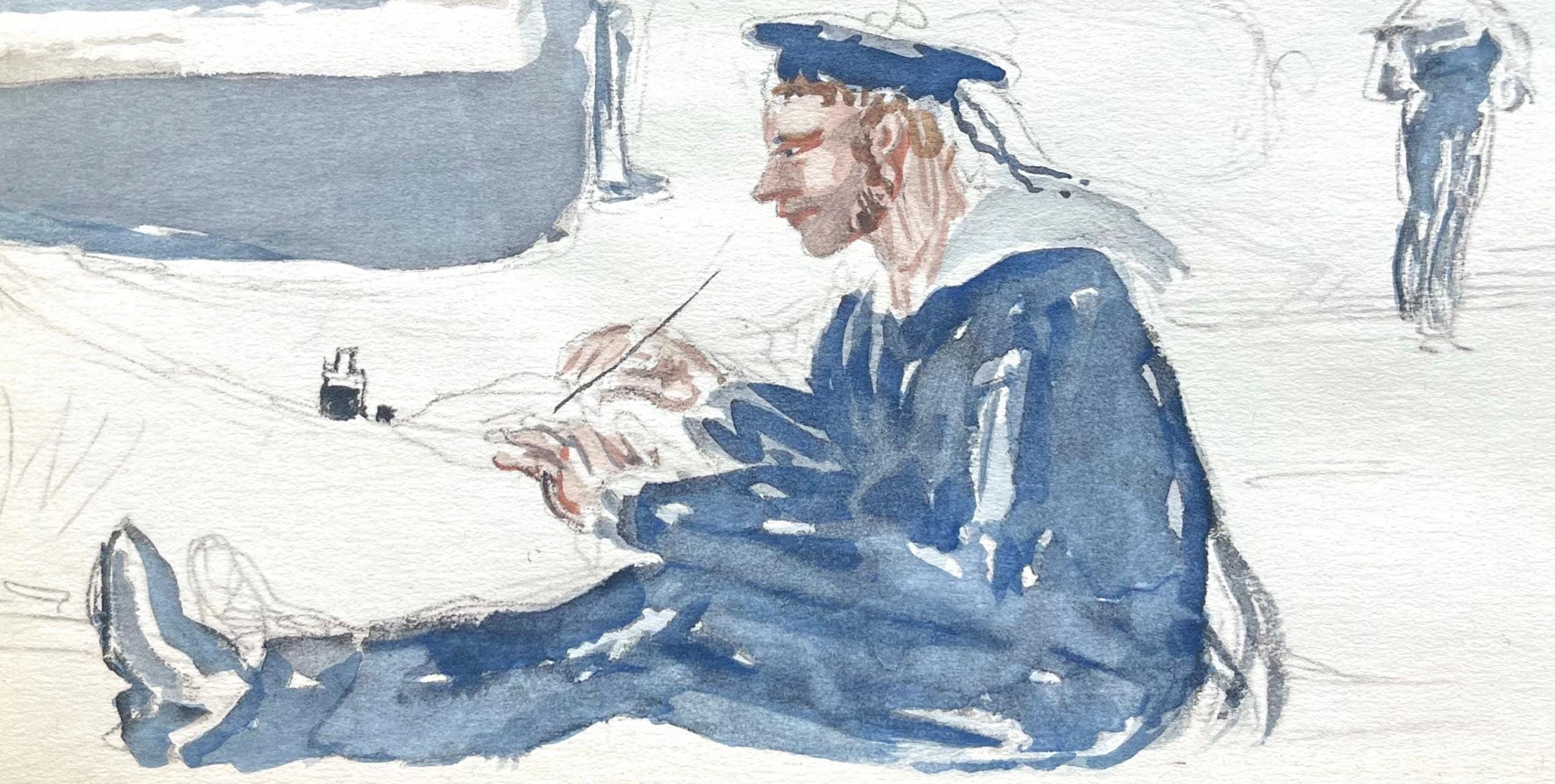 Henri de Toulouse-Lautrec, Composition, Toulouse-Lautrec, Album De Marine, Limited Edition Lithograph