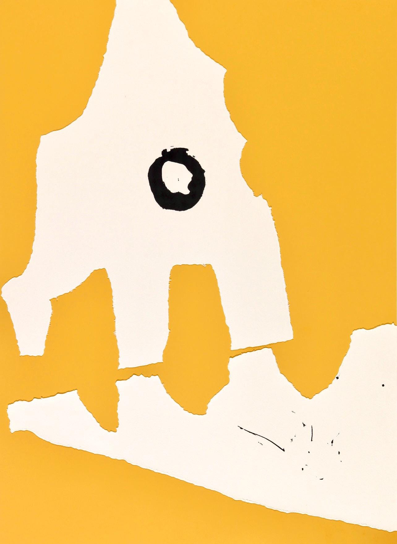 Robert Motherwell, Composition (Terenzio/Belknap 5; Engberg/Banach 16), X + X, Ten Works by Ten Painters, Limited Edition Silkscreen