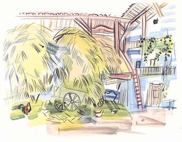 Raoul Dufy, La belle grange de Lestel, Vacances forcées