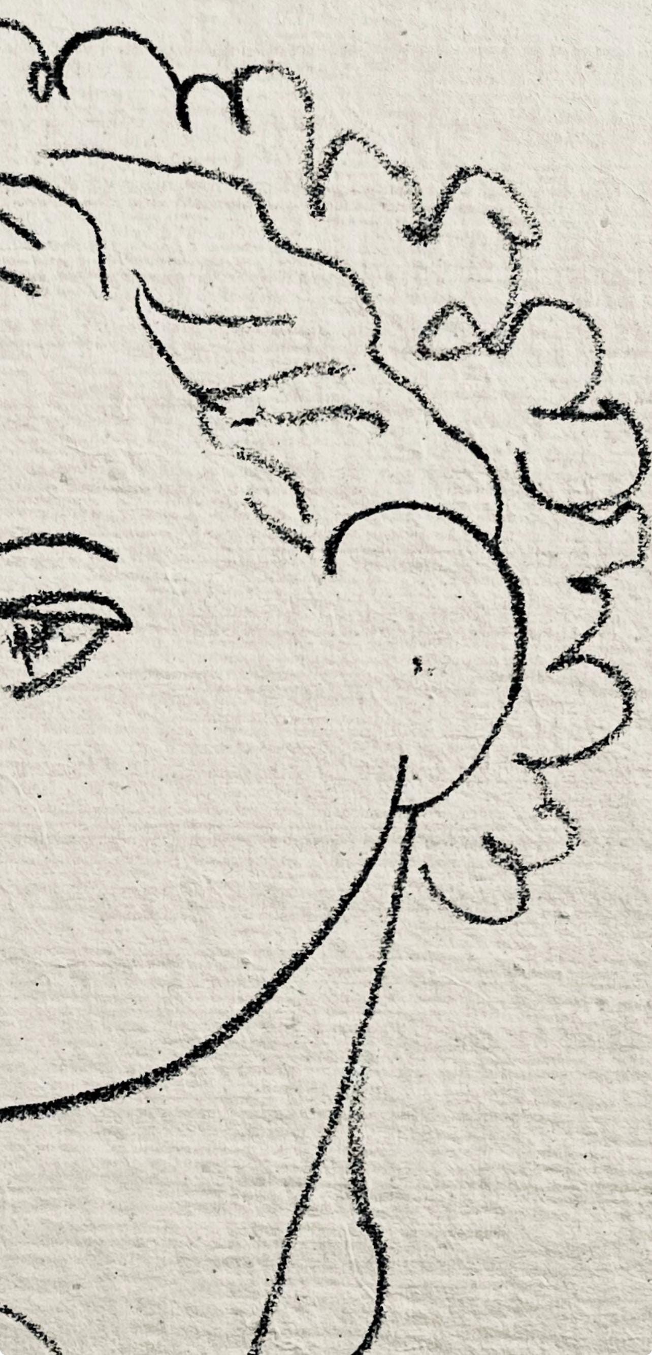 Henri Matisse, Lithographie II (Duthuit 20), Repli, Gravures de Henri Matisse, Limited Edition Lithograph