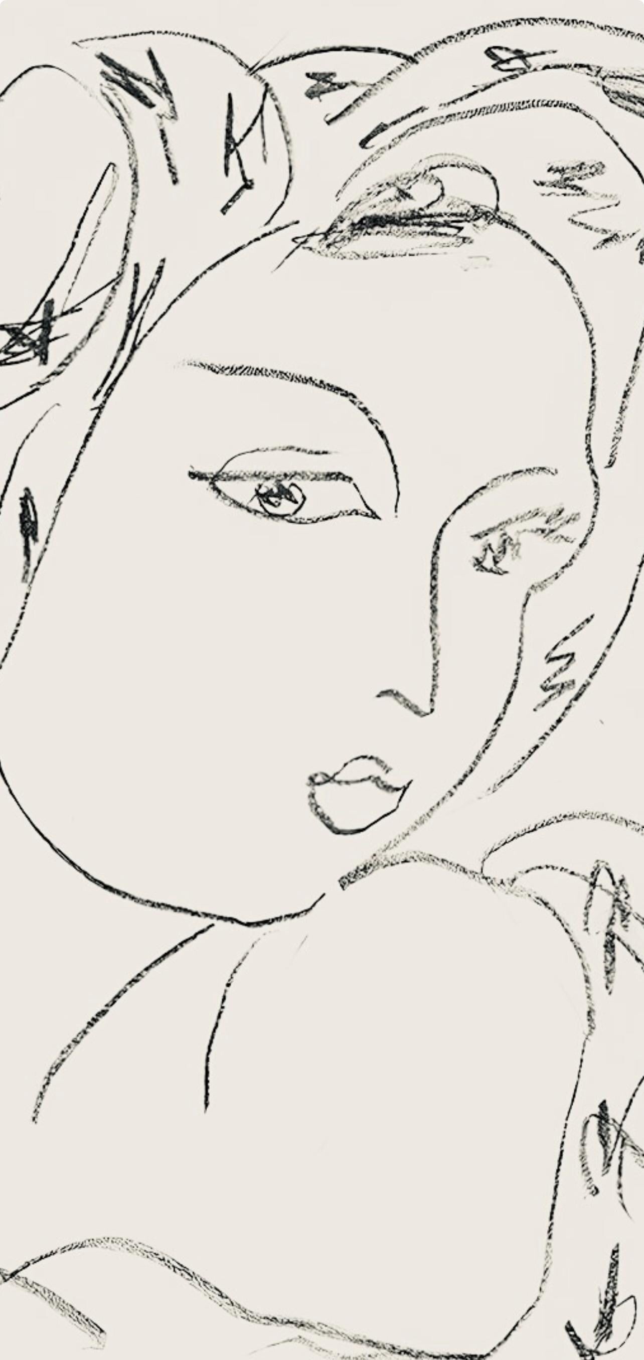 Henri Matisse, Série L, var. 6 (Duthuit 9), Henri Matisse, Dessins, Thèmes et variations, Limited Edition Lithograph