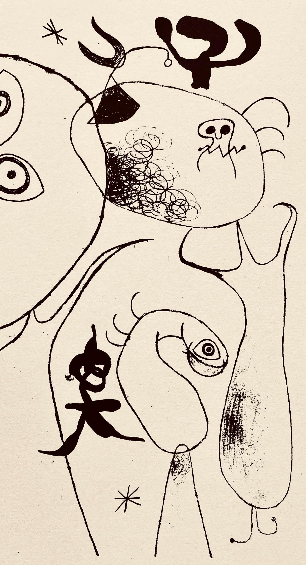 Joan Miró, Composition, The Prints of Joan Miro, Limited Edition Etching
