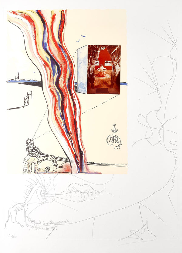 Salvador Dalí, Télévision liquide et gazeuse (M/L 822-831; Field 75-13), Imaginations et Objets du Futur, Limited Edition Lithograph