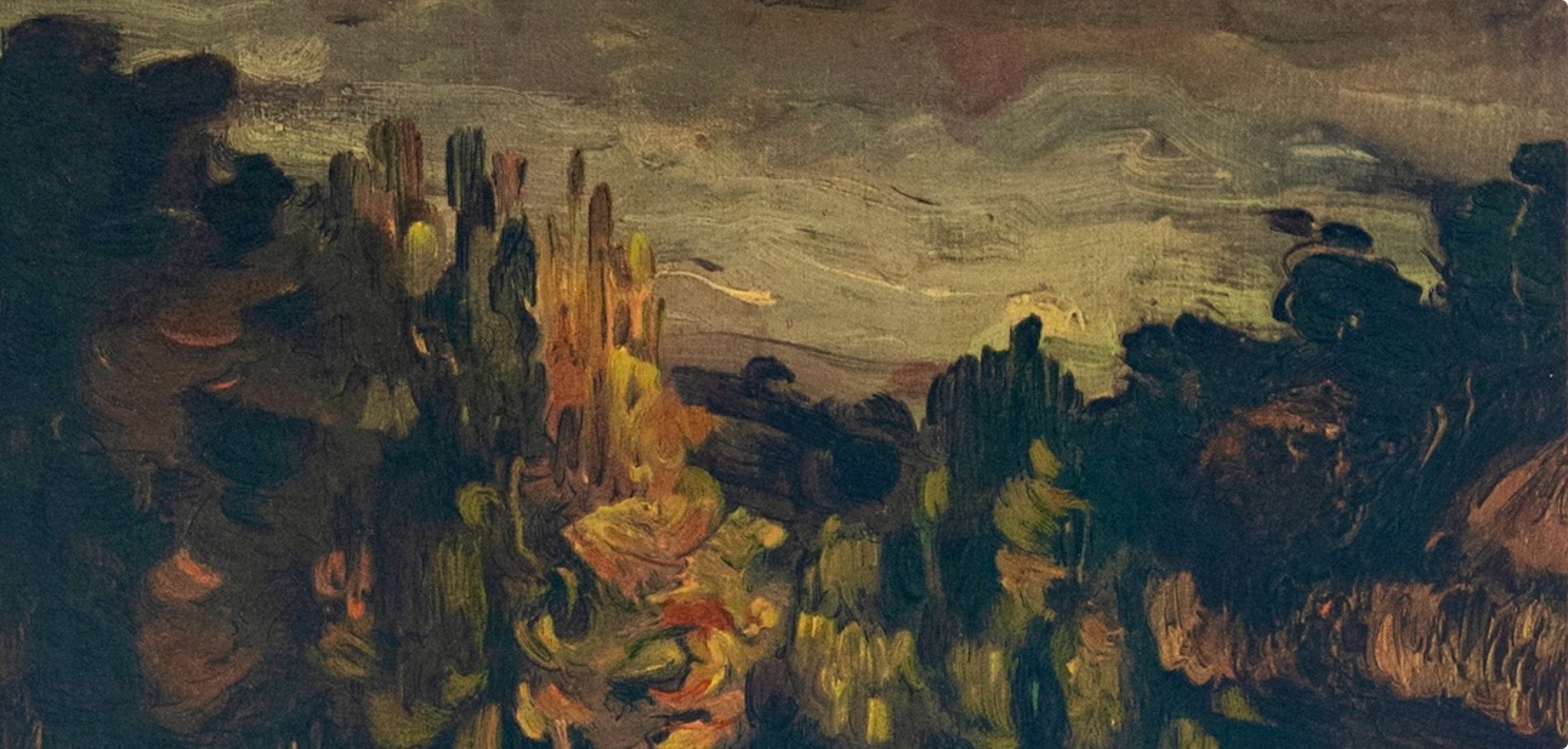 Paul Cézanne, Paysage à Aix, Les Réalistes Lyriques, Collection Pierre Lévy, Limited Edition Lithograph