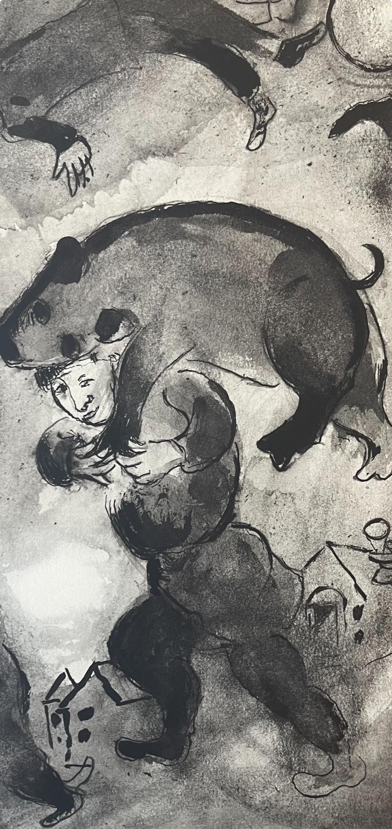 Marc Chagall, Composition, Contes de Boccace, Verve: Revue Artistique et Littéraire, Limited Edition Lithograph