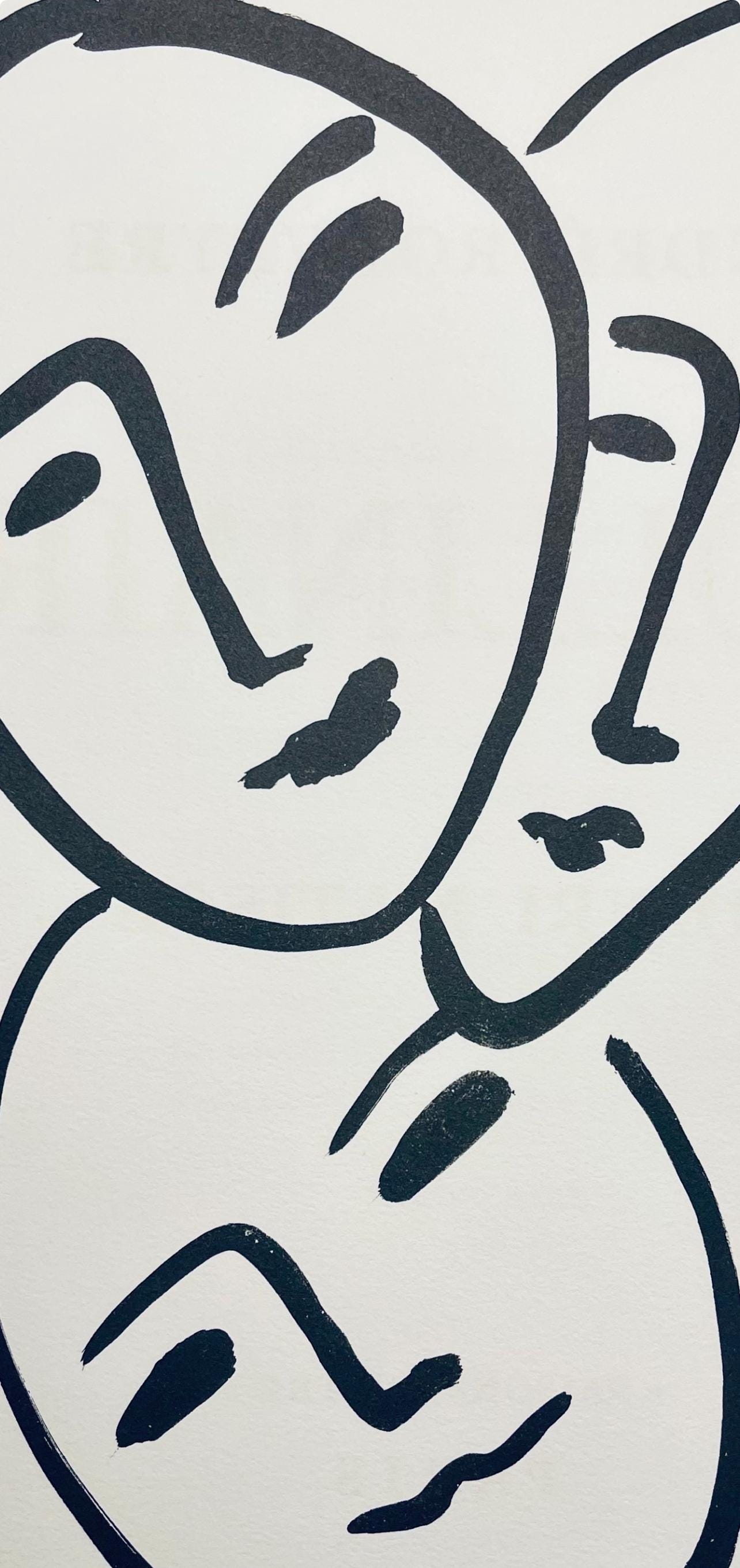 Henri Matisse, Composition (Duthuit 31), Apollinaire, Limited Edition Lithograph