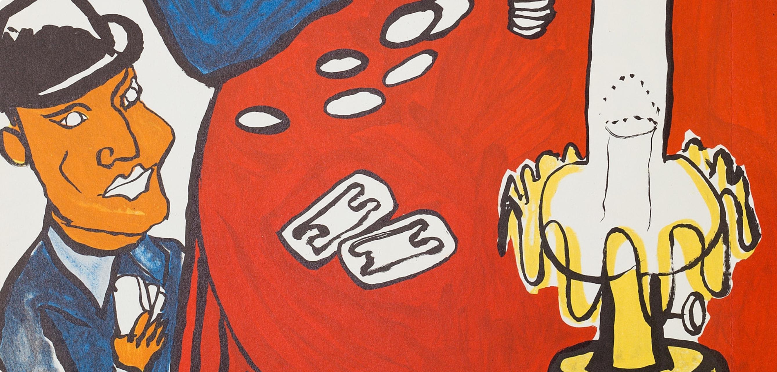 Alexander Calder, Composition, Derrière le miroir, Limited Edition Lithograph