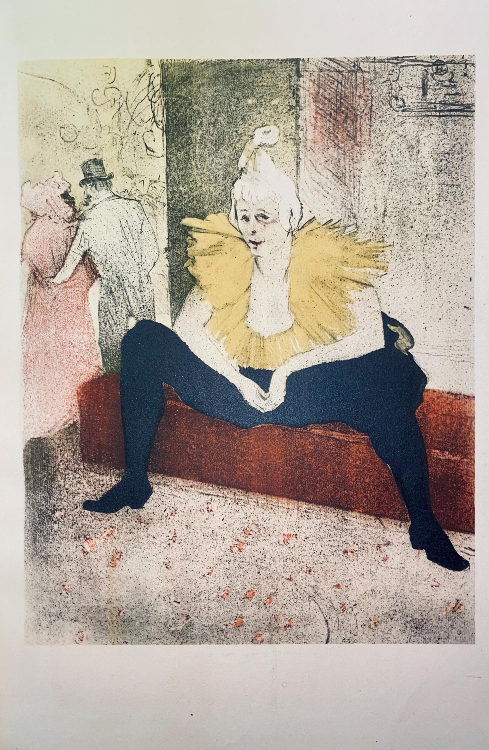 Henri de Toulouse-Lautrec, Composition, Images de Lautrec, 21 Planches en Couleurs, Collezione dell'Obelisco, Limited Edition Lithograph