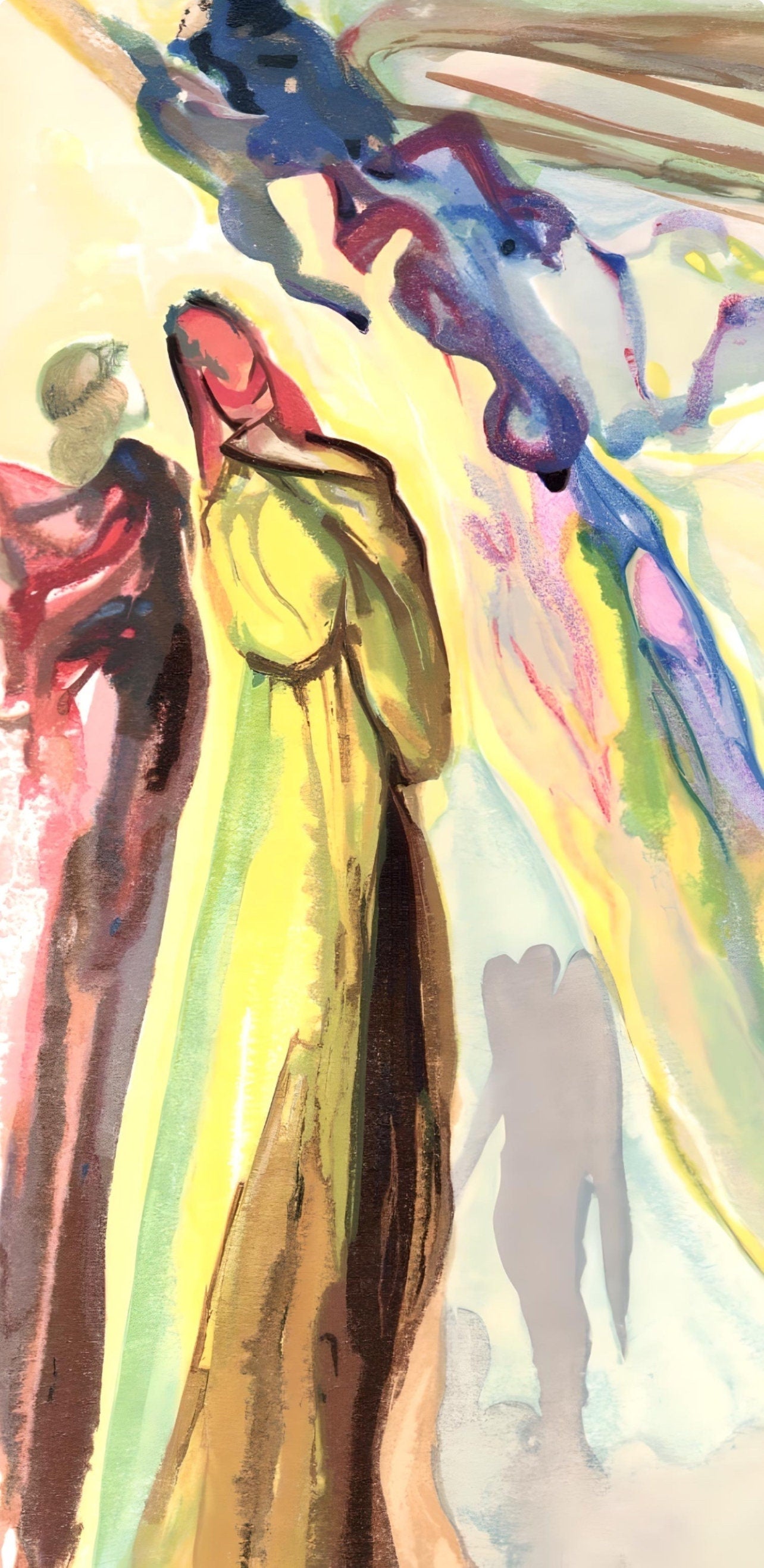 Salvador Dali, The Two Circles of Spirits (Michler/Löpsinger 1039-1138; Field 189-200), La Divine Comédie, Limited Edition Woodcut